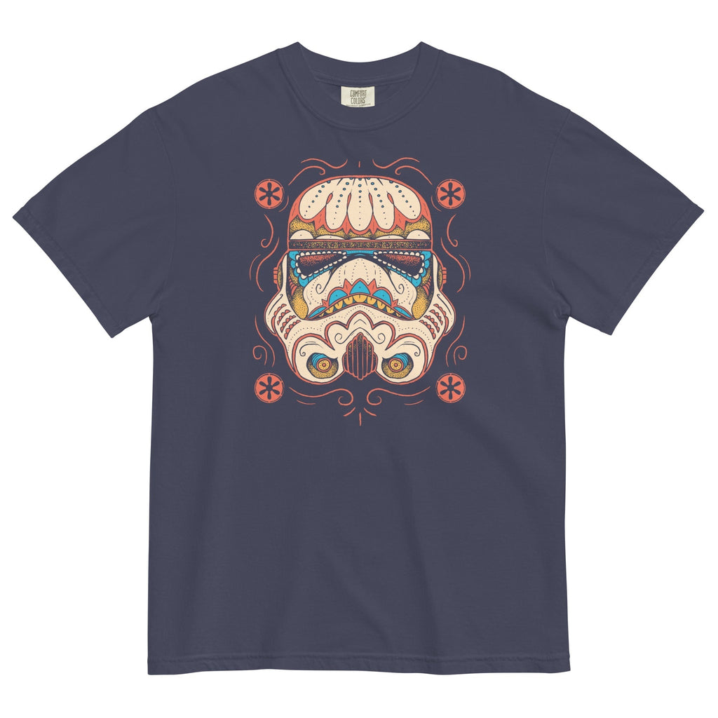 Sugar Skull Trooper Men's Relaxed Fit Tee Hoodie, Sweatshirt | CoreVibeTees.com (Image 2)