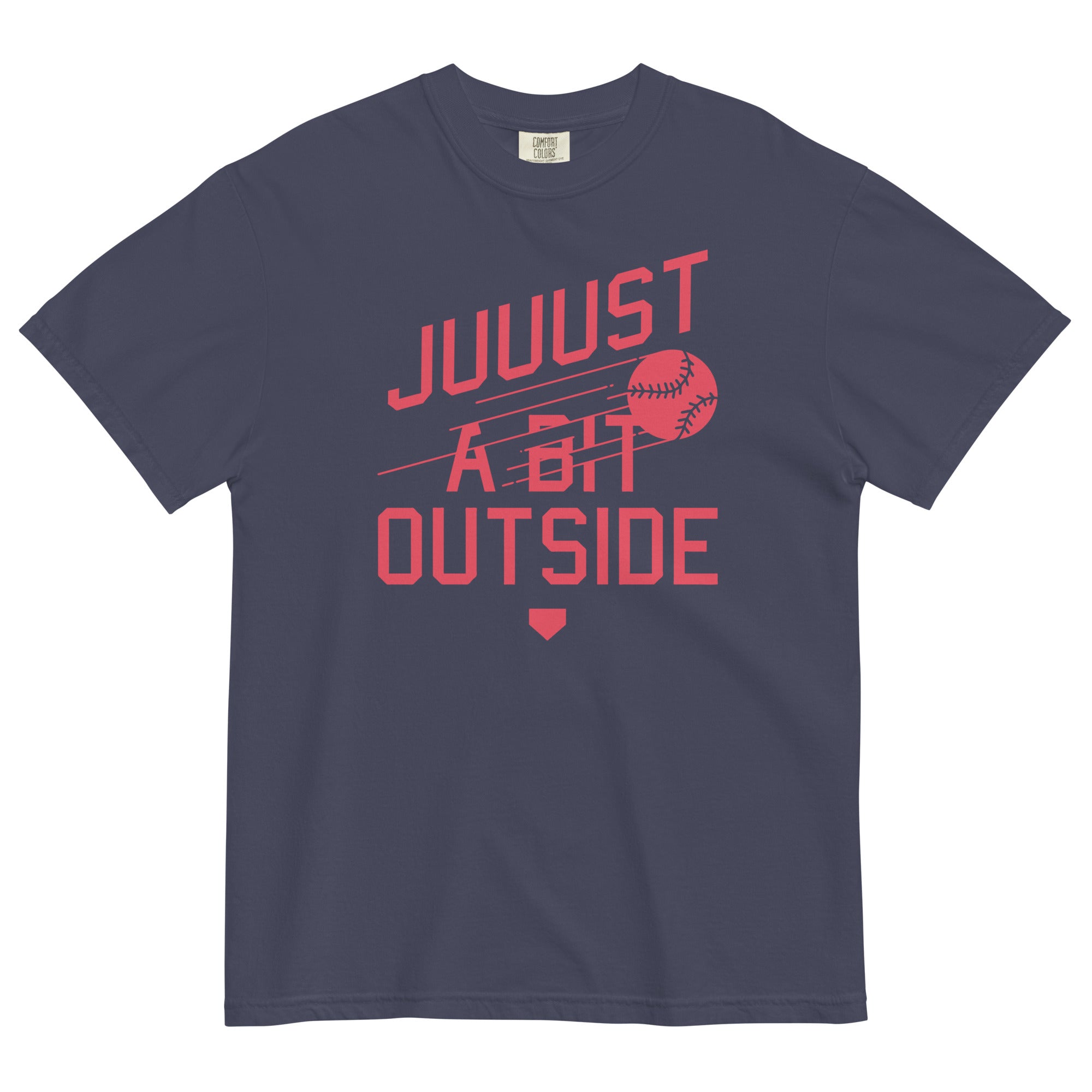 Just A Bit Outside Men's Relaxed Fit Tee Hoodie, Sweatshirt | CoreVibeTees.com (Image 1)