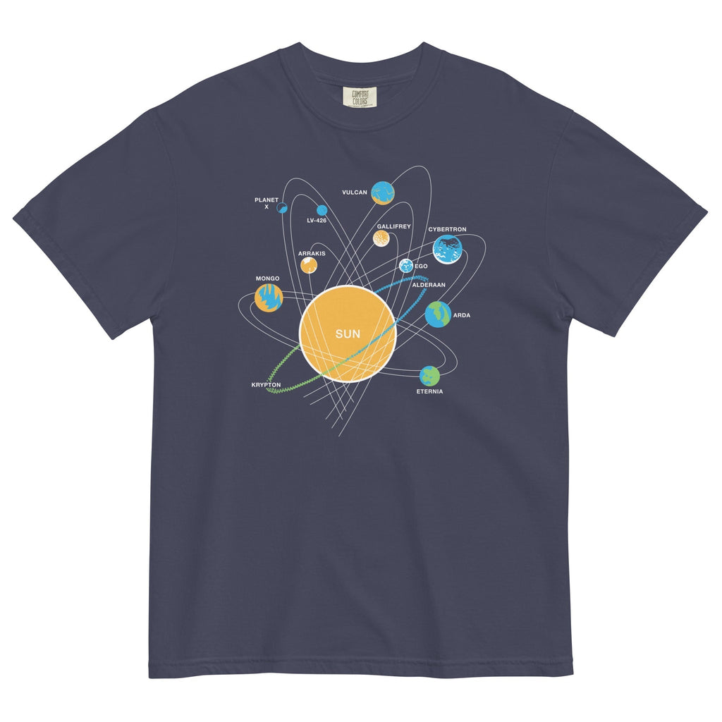 Solar System Men's Relaxed Fit Tee Hoodie, Sweatshirt | CoreVibeTees.com (Image 2)