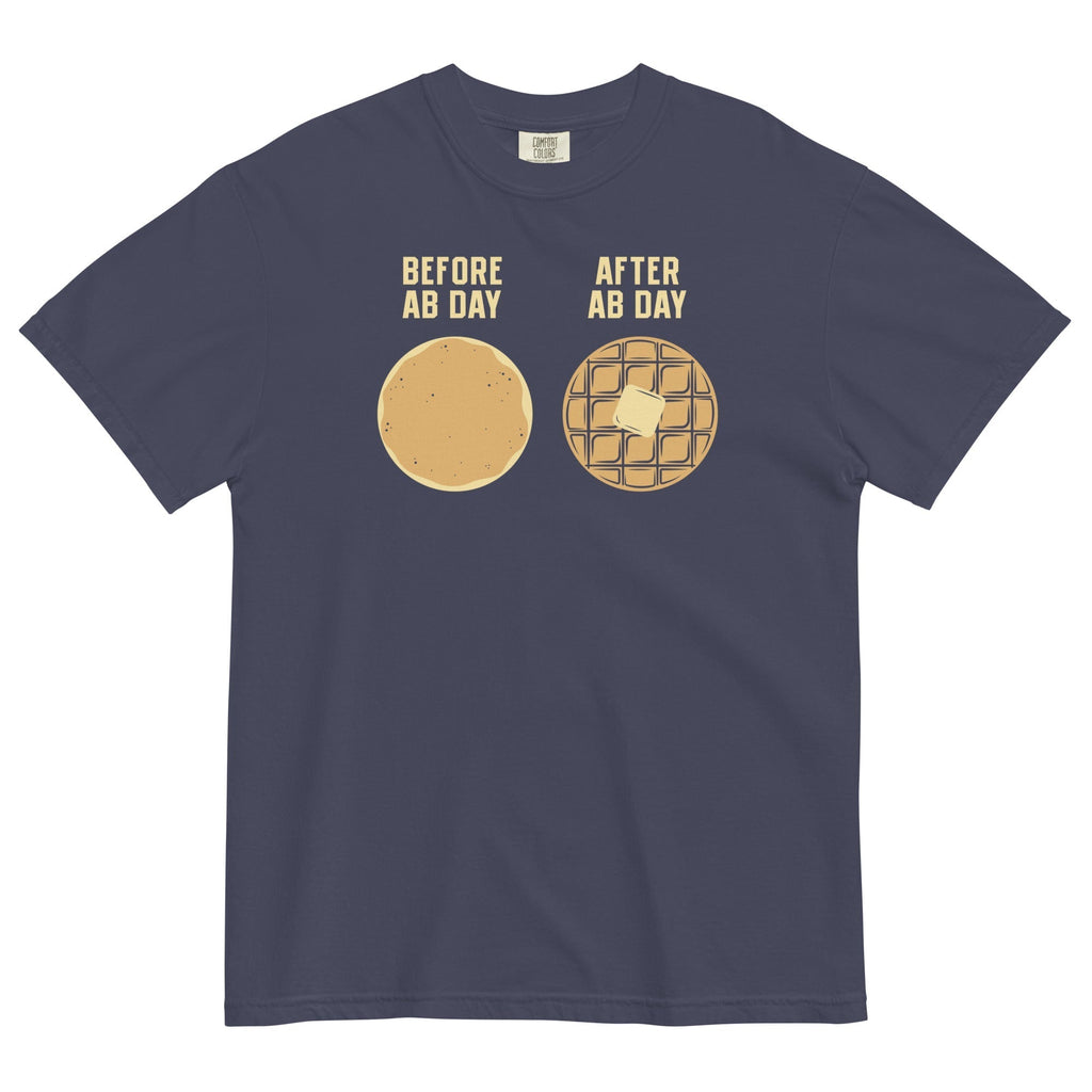 Before Ab Day After Ab Day Men's Relaxed Fit Tee Hoodie, Sweatshirt | CoreVibeTees.com (Image 3)