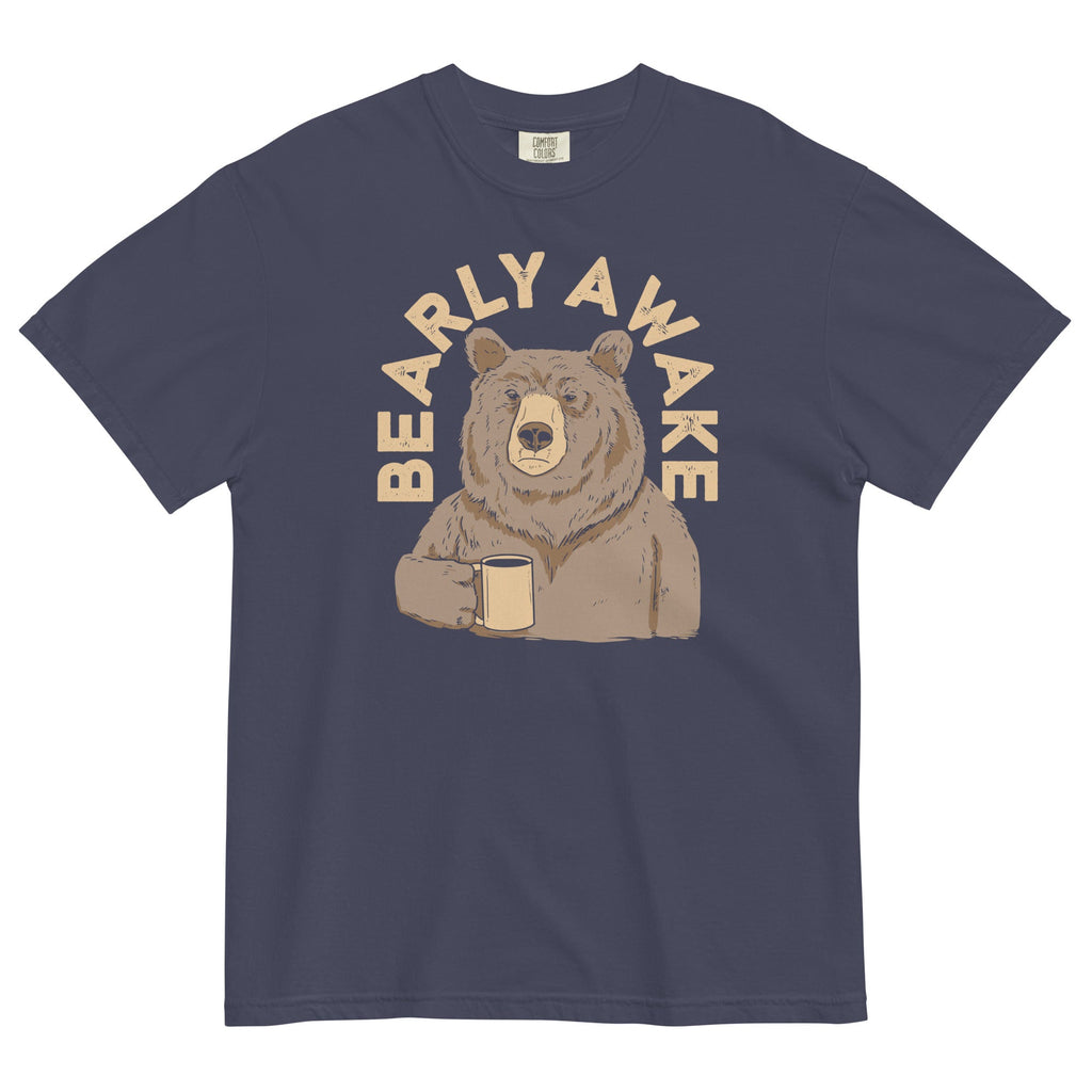 Bearly Awake Men's Relaxed Fit Tee Hoodie, Sweatshirt | CoreVibeTees.com (Image 2)