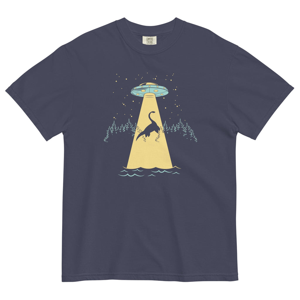 Nessie Abduction Men's Relaxed Fit Tee Hoodie, Sweatshirt | CoreVibeTees.com (Image 2)