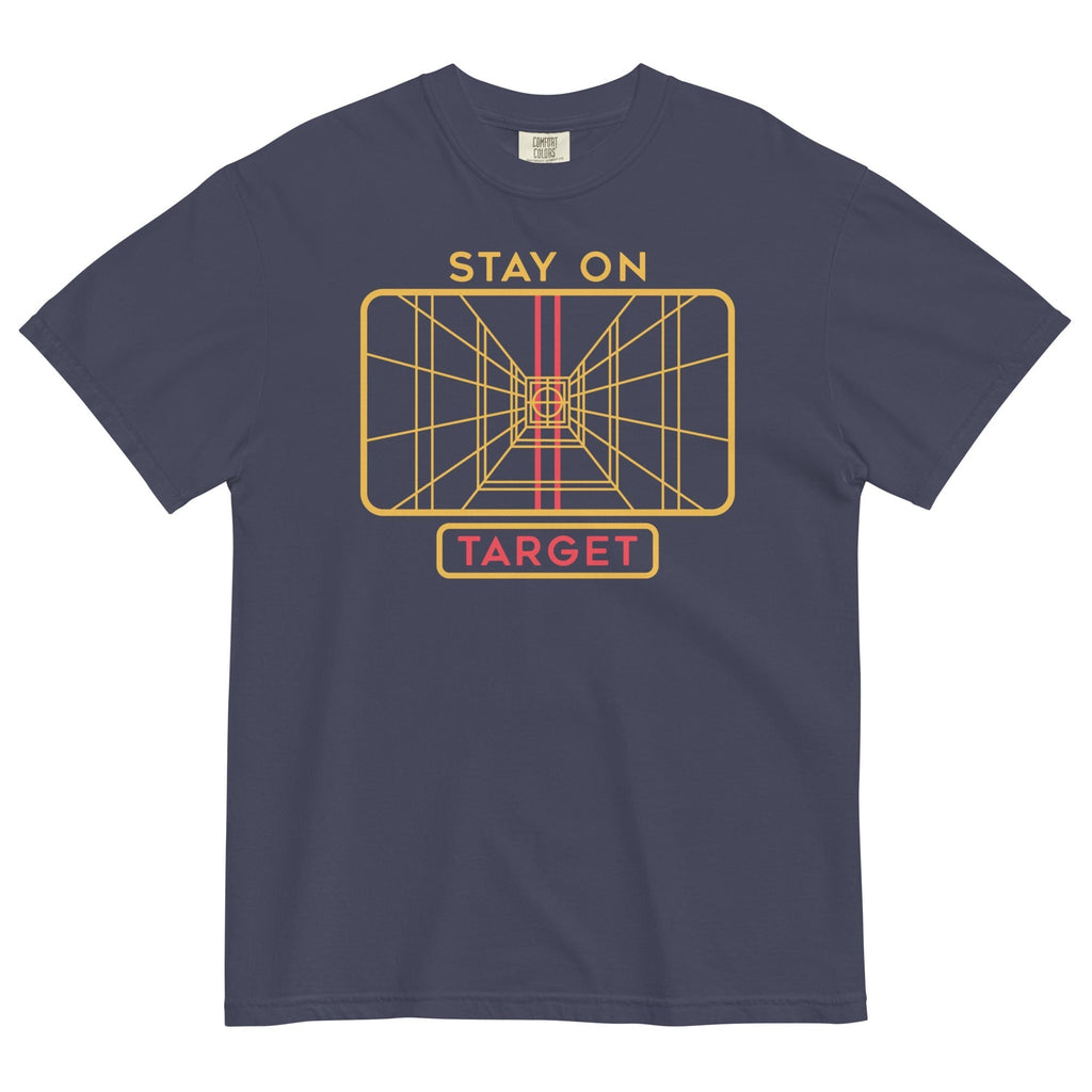 Stay On Target Men's Relaxed Fit Tee Hoodie, Sweatshirt | CoreVibeTees.com (Image 2)