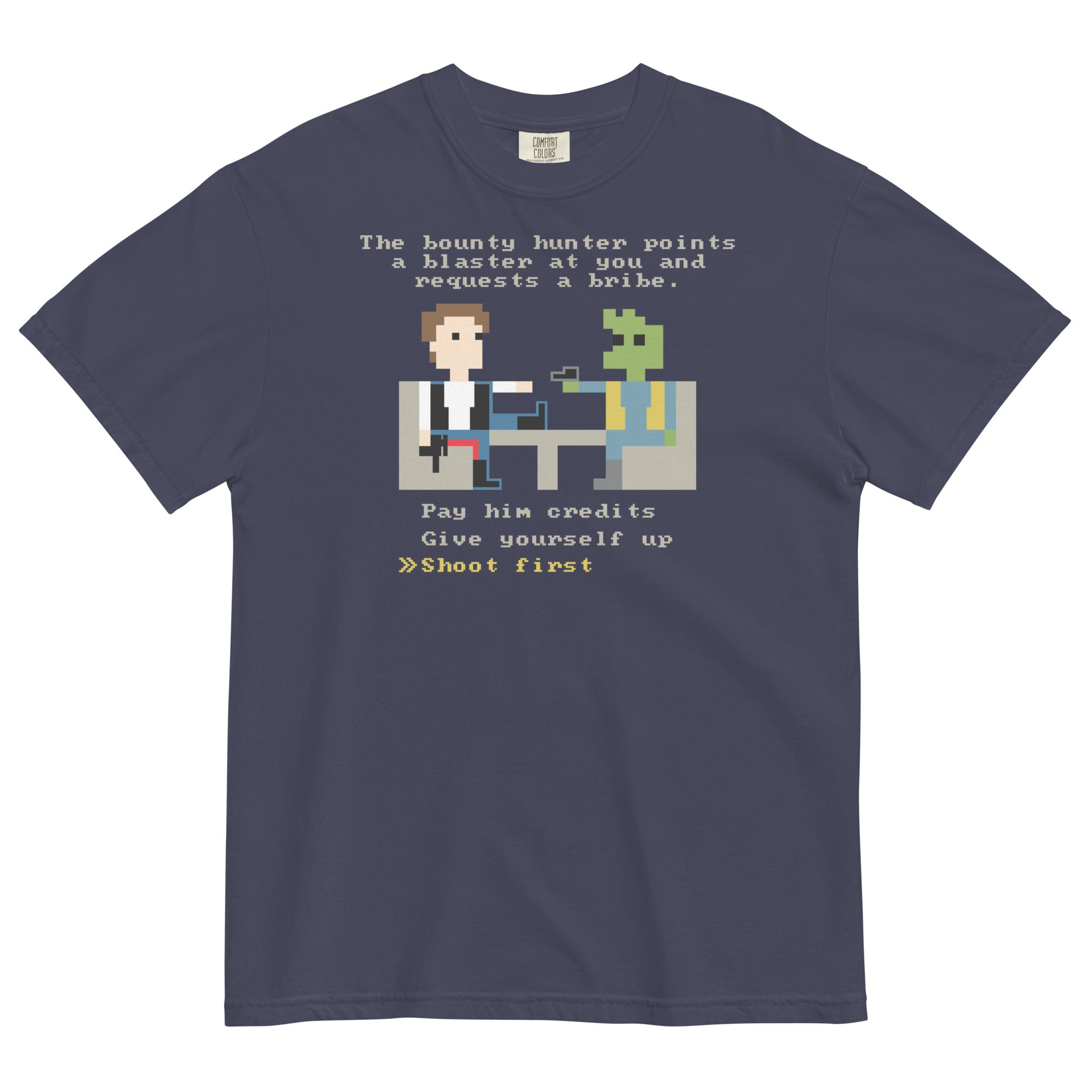 The Bounty Hunter Men's Relaxed Fit Tee Hoodie, Sweatshirt | CoreVibeTees.com (Image 2)