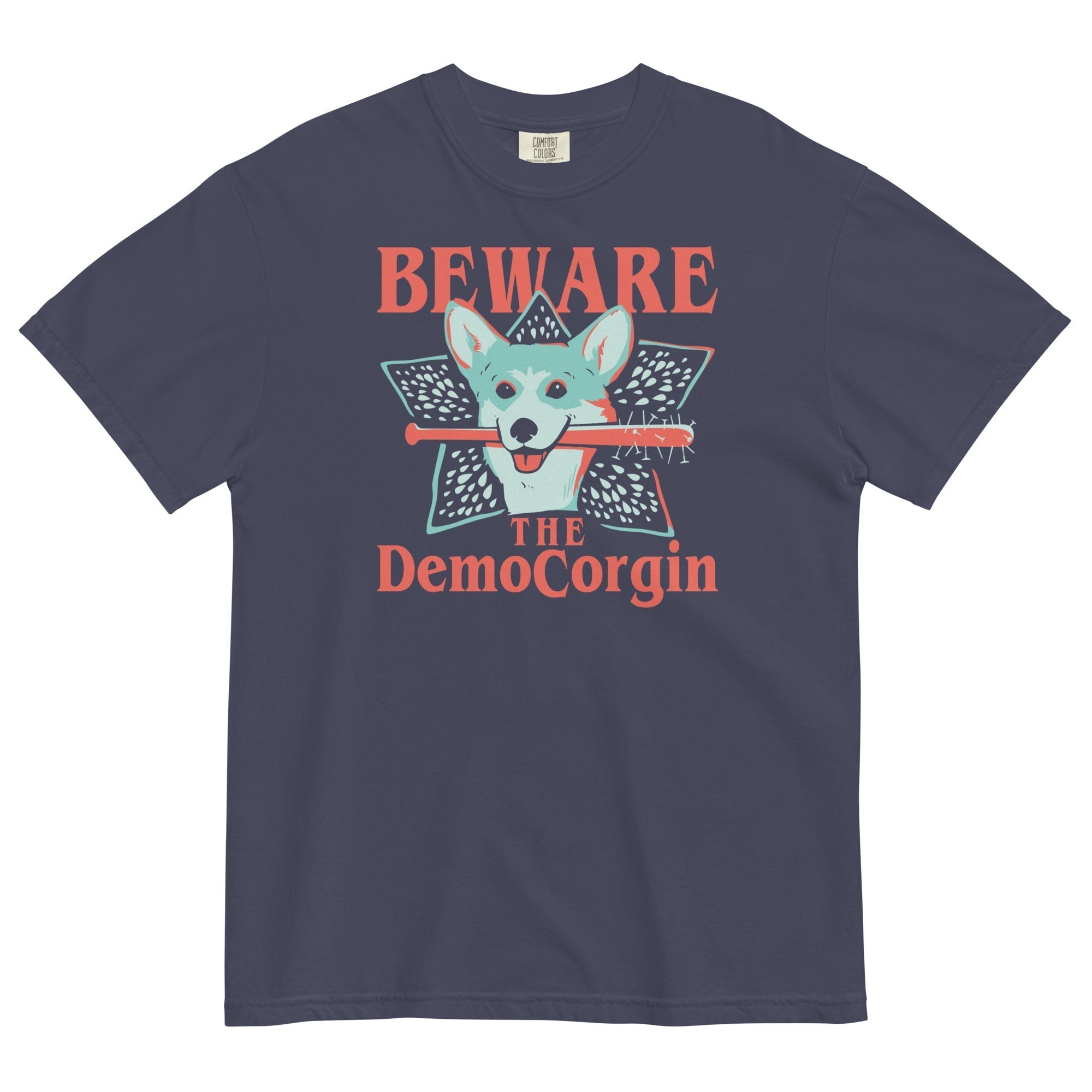 The DemoCorgin Men's Relaxed Fit Tee Hoodie, Sweatshirt | CoreVibeTees.com (Image 2)