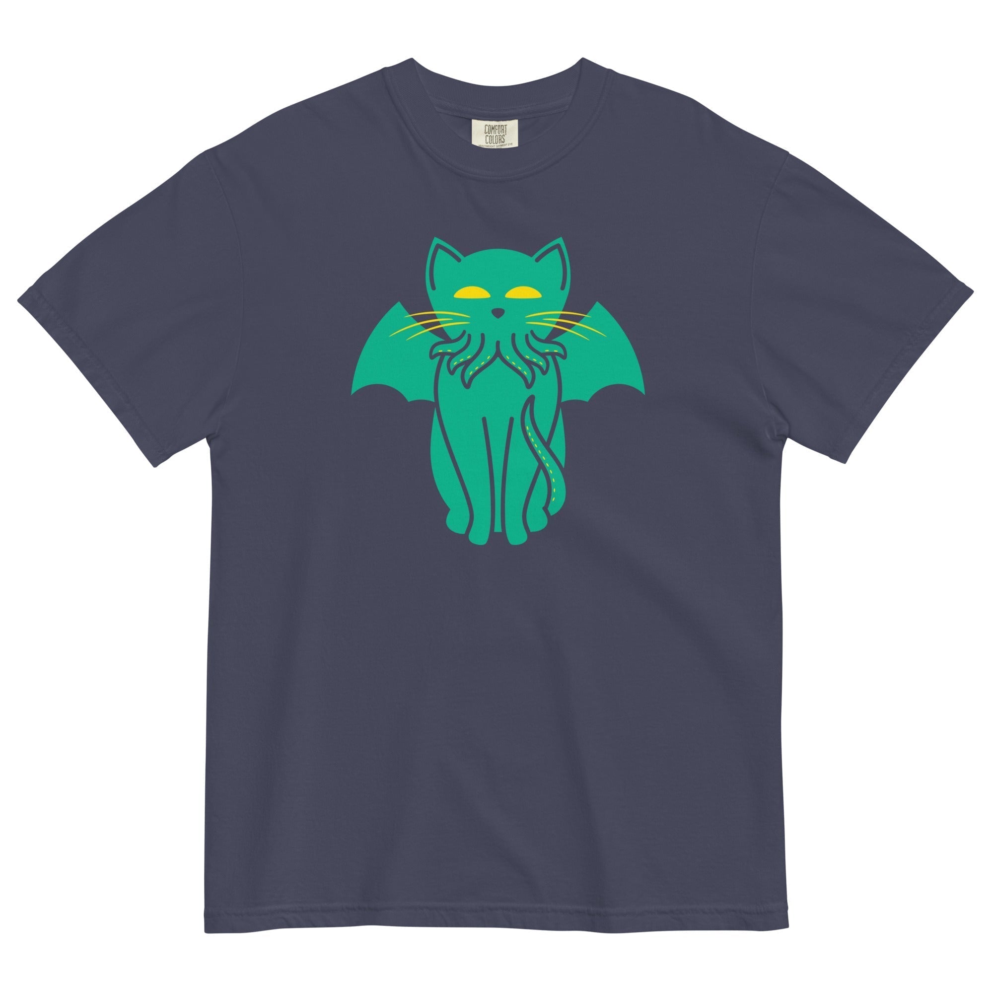 Cathulhu Men's Relaxed Fit Tee Hoodie, Sweatshirt | CoreVibeTees.com (Image 2)