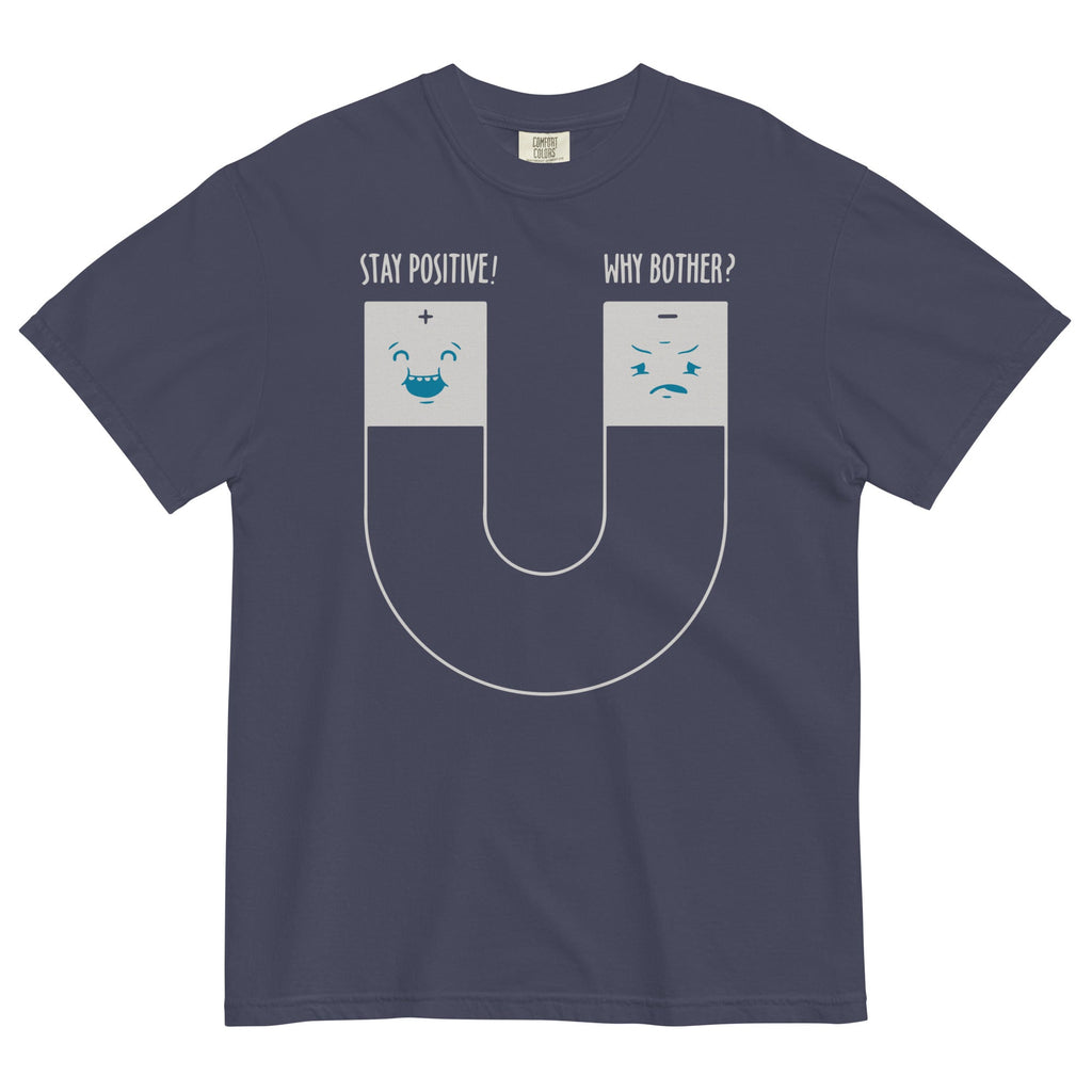 Stay Positive Men's Relaxed Fit Tee Hoodie, Sweatshirt | CoreVibeTees.com (Image 3)