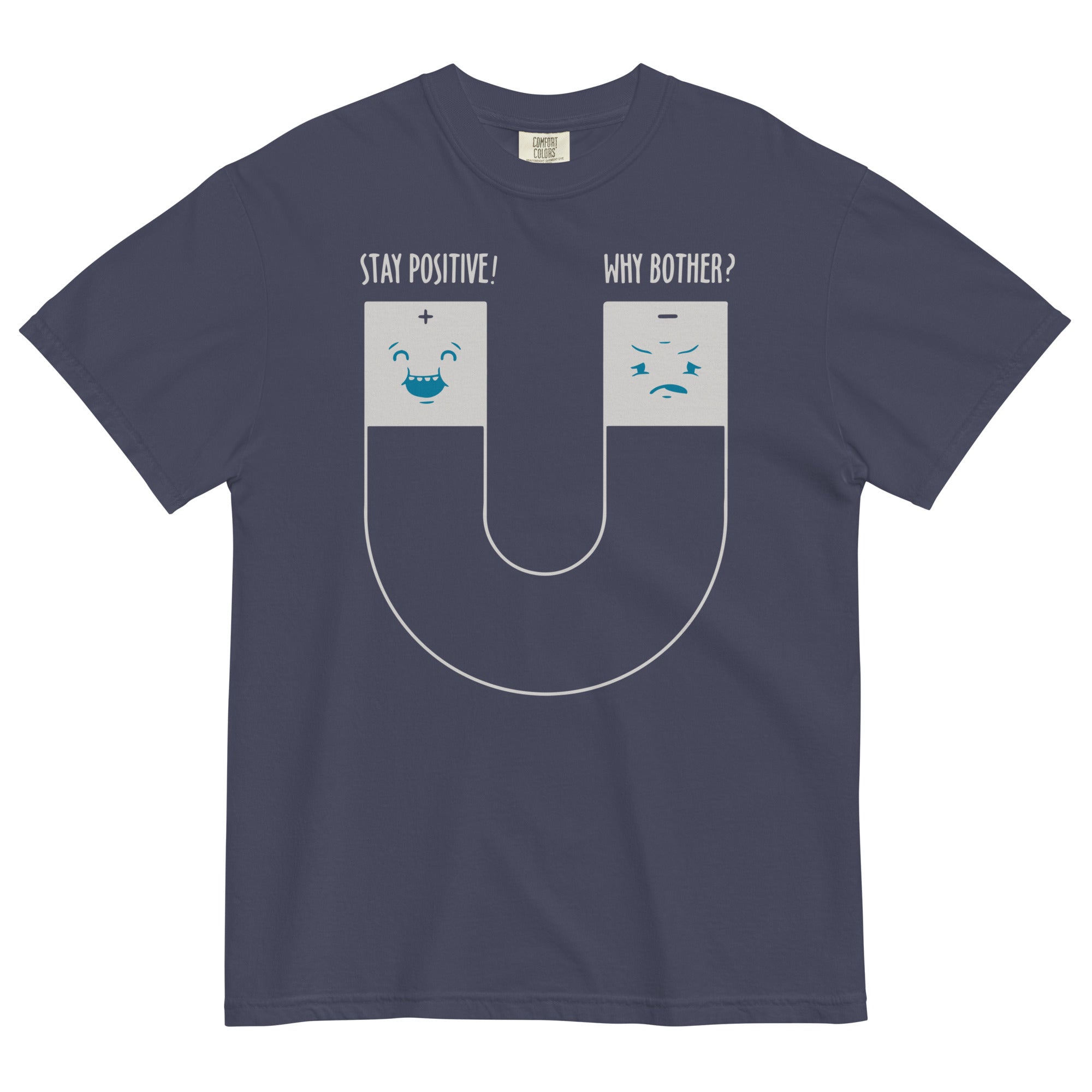 Stay Positive Men's Relaxed Fit Tee Hoodie, Sweatshirt | CoreVibeTees.com (Image 3)