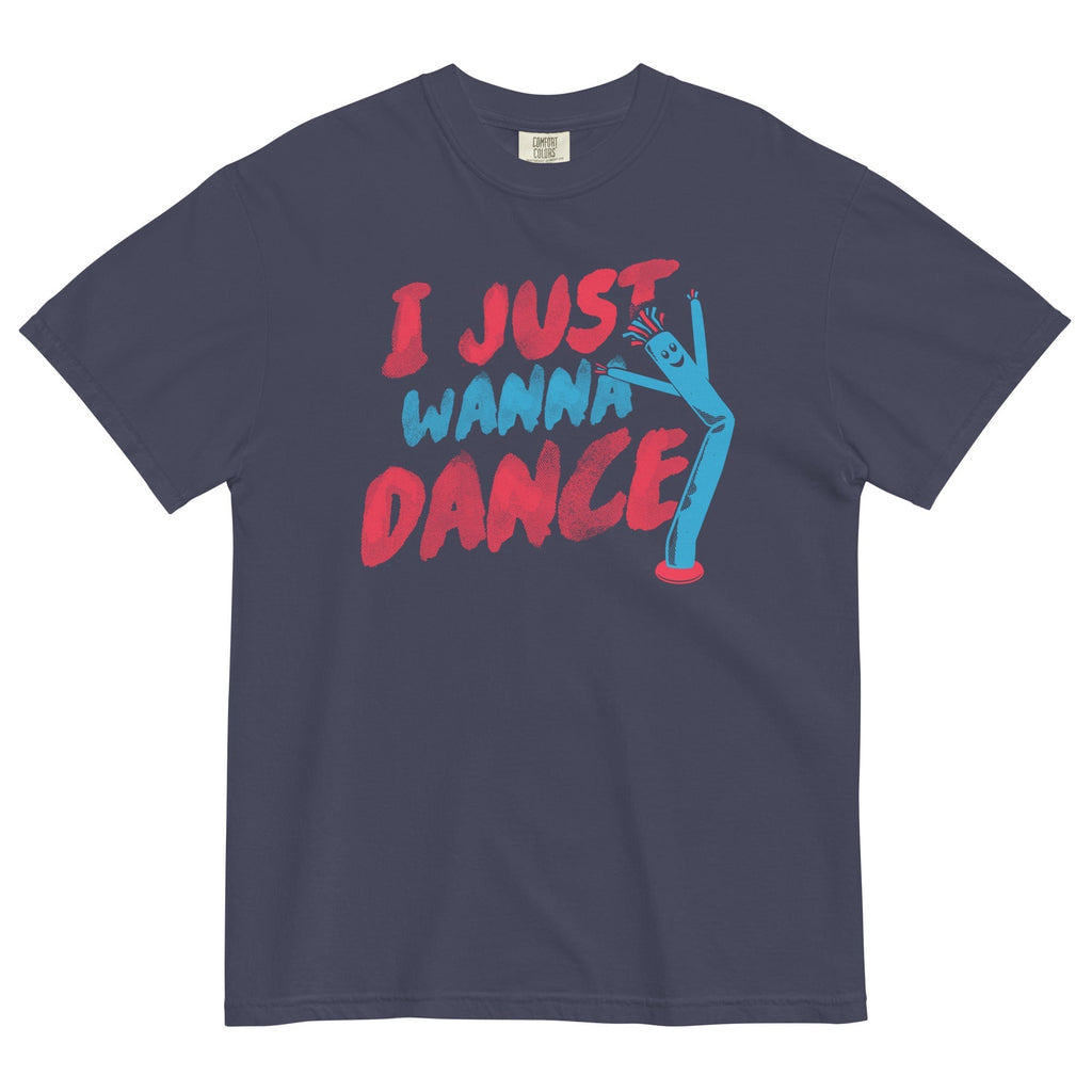 I Just Wanna Dance Men's Relaxed Fit Tee Hoodie, Sweatshirt | CoreVibeTees.com (Image 3)