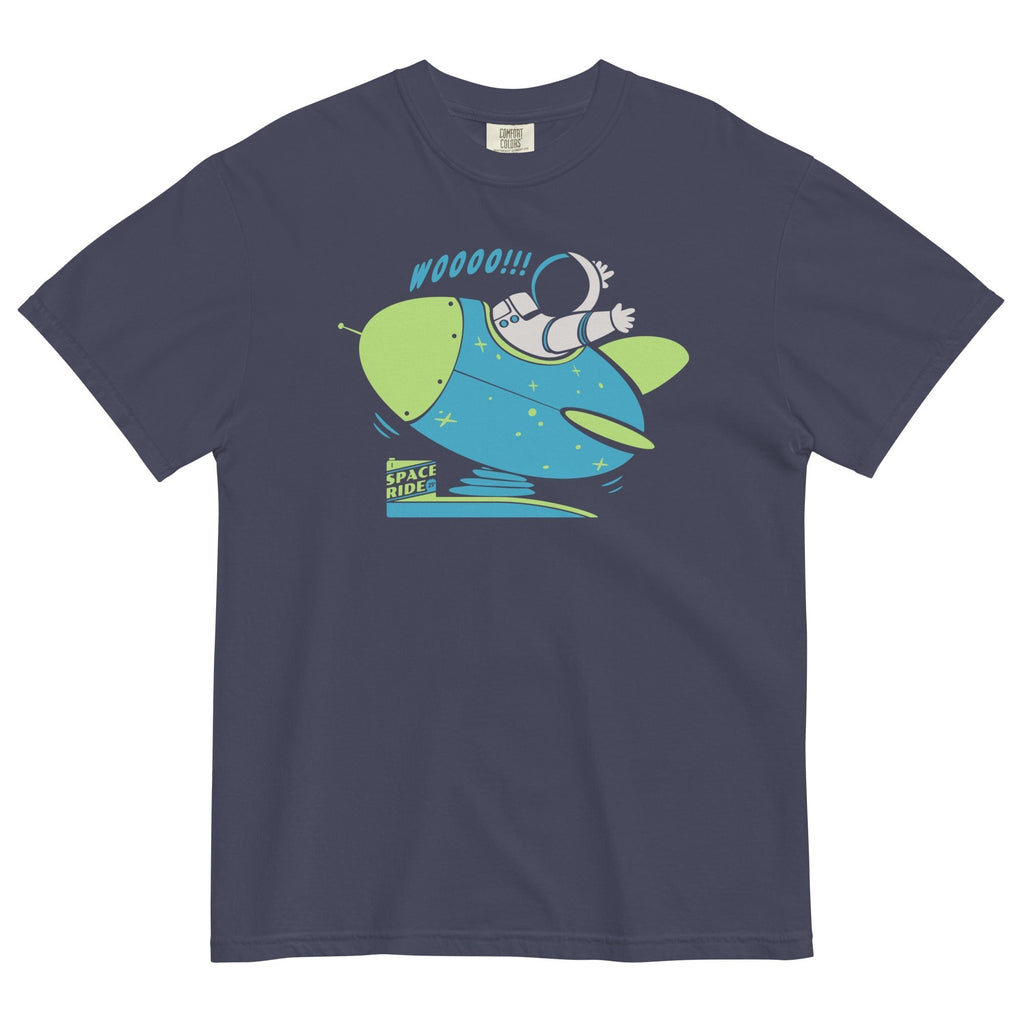 Space Ride Men's Relaxed Fit Tee Hoodie, Sweatshirt | CoreVibeTees.com (Image 1)