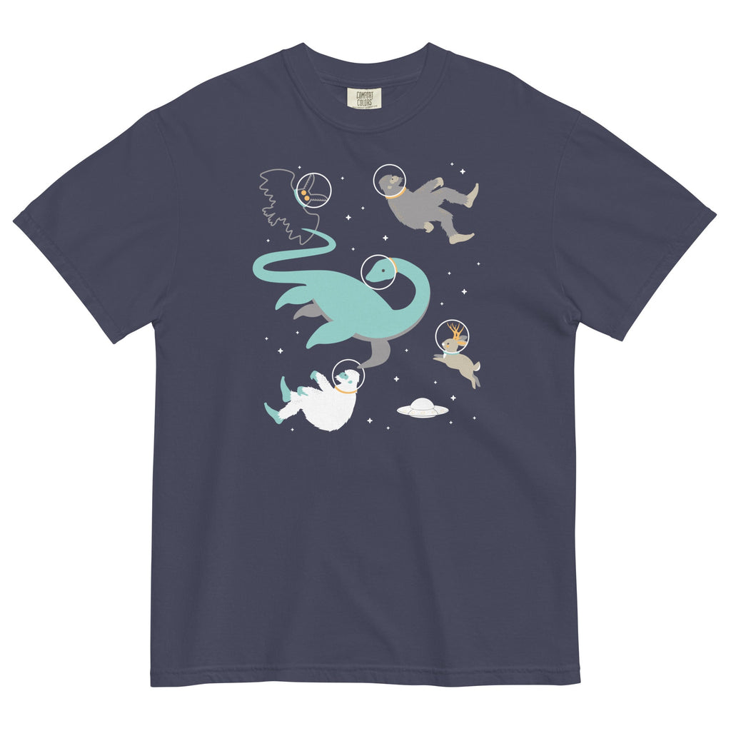 Cryptids In Space Men's Relaxed Fit Tee Hoodie, Sweatshirt | CoreVibeTees.com (Image 2)