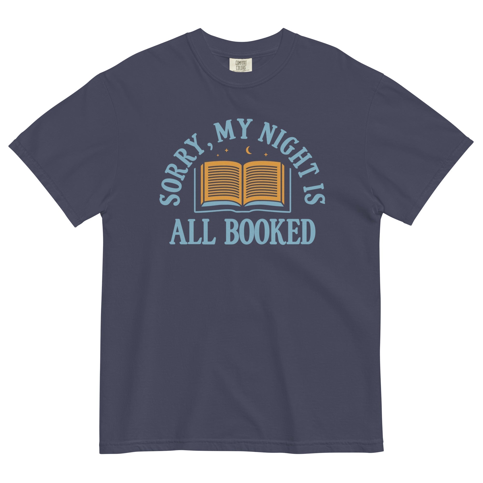 Sorry, My Night Is All Booked Men's Relaxed Fit Tee Hoodie, Sweatshirt | CoreVibeTees.com (Image 1)