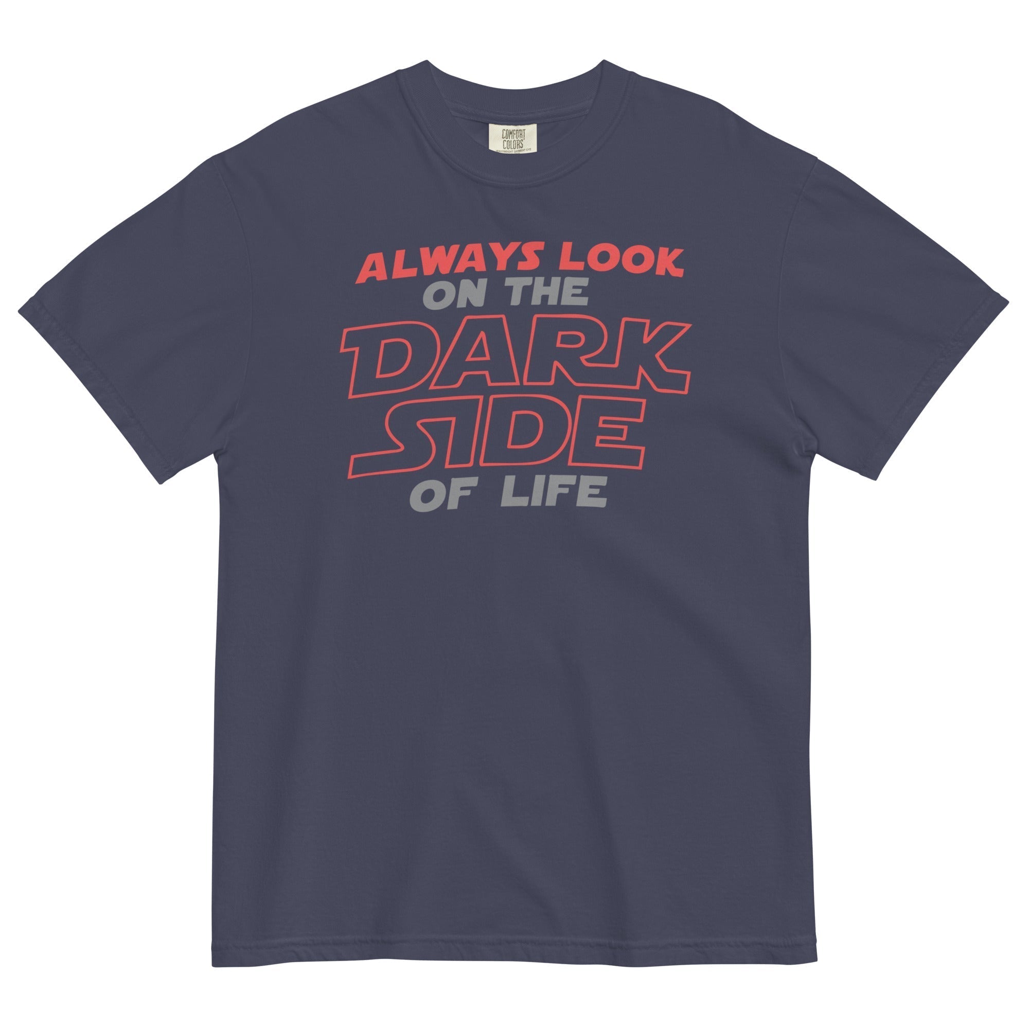 Always Look On The Dark Side Of Life Men's Relaxed Fit Tee Hoodie, Sweatshirt | CoreVibeTees.com (Image 2)