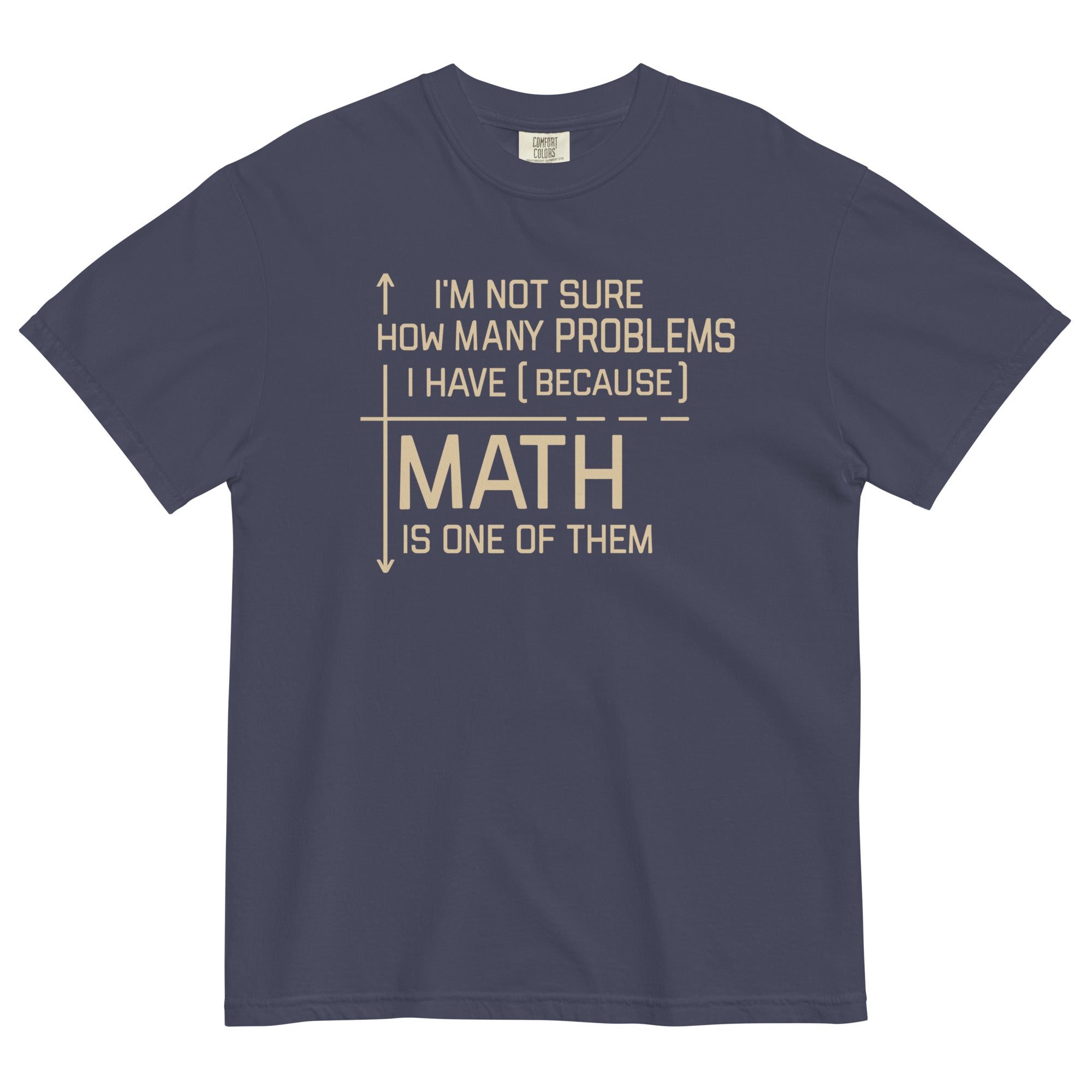 I'm Not Sure How Many Problems I Have Men's Relaxed Fit Tee Hoodie, Sweatshirt | CoreVibeTees.com (Image 1)