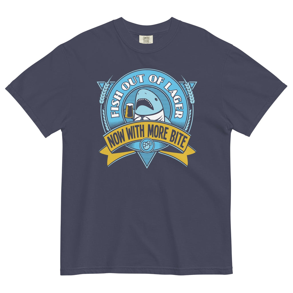 Fish Out Of Lager Men's Relaxed Fit Tee Hoodie, Sweatshirt | CoreVibeTees.com (Image 3)