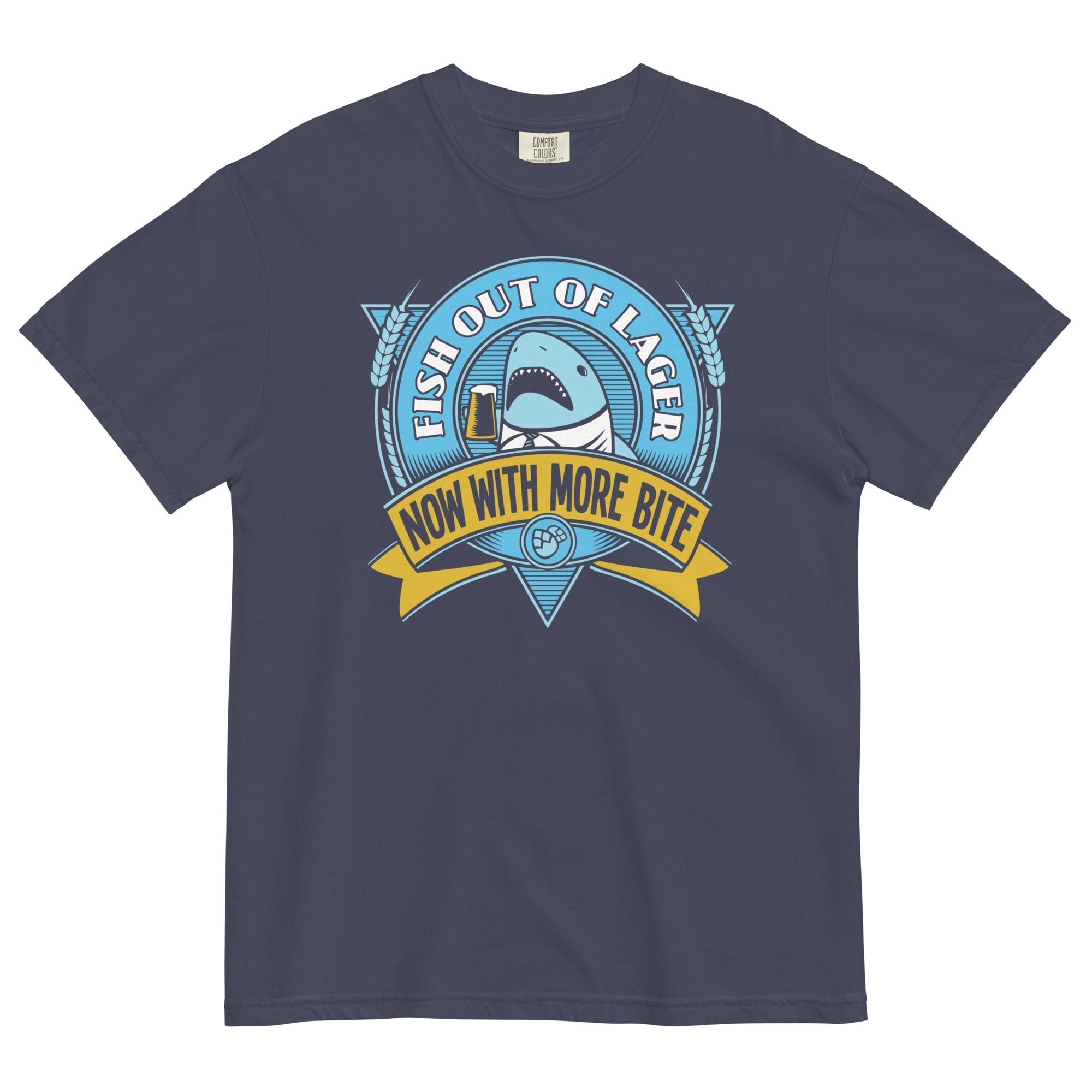 Fish Out Of Lager Men's Relaxed Fit Tee Hoodie, Sweatshirt | CoreVibeTees.com (Image 3)