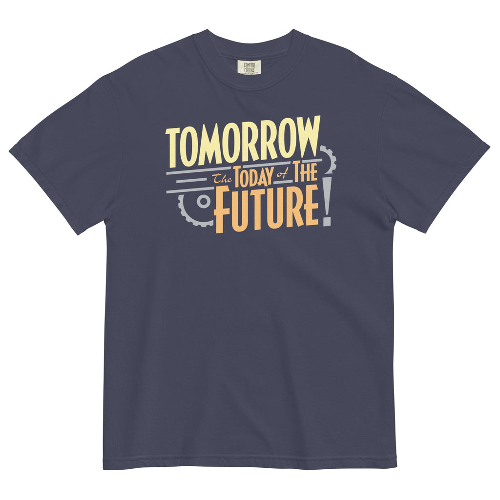 Tomorrow, The Today Of The Future Men's Relaxed Fit Tee Hoodie, Sweatshirt | CoreVibeTees.com (Image 2)
