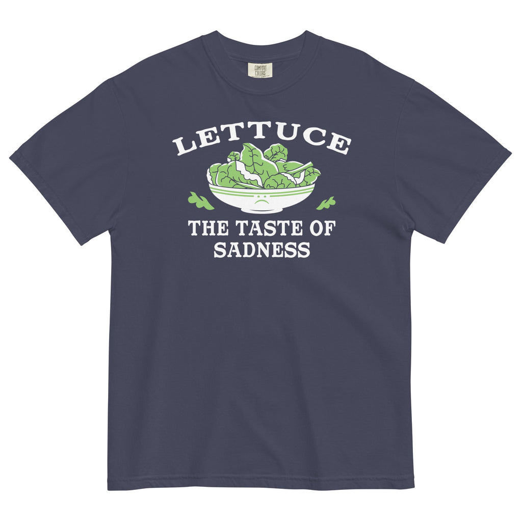 Lettuce, The Taste Of Sadness Men's Relaxed Fit Tee Hoodie, Sweatshirt | CoreVibeTees.com (Image 3)