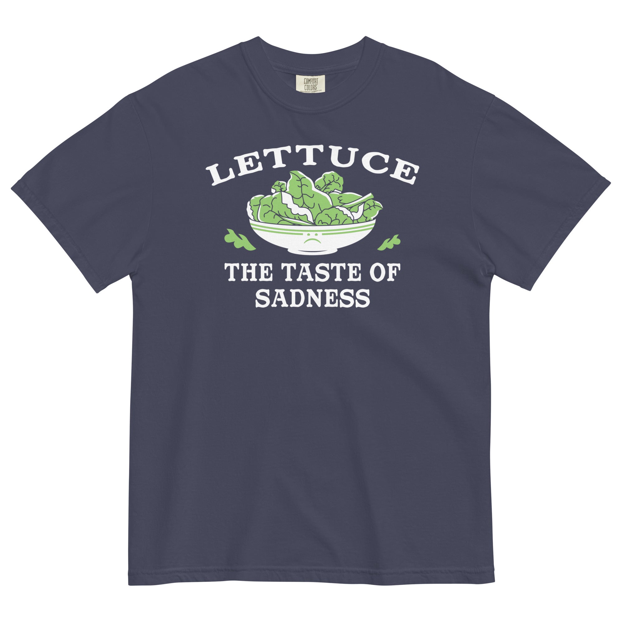 Lettuce, The Taste Of Sadness Men's Relaxed Fit Tee Hoodie, Sweatshirt | CoreVibeTees.com (Image 3)