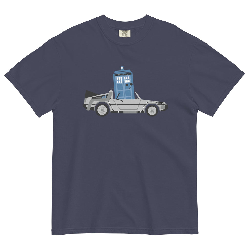 Time Machine x Two Men's Relaxed Fit Tee Hoodie, Sweatshirt | CoreVibeTees.com (Image 3)