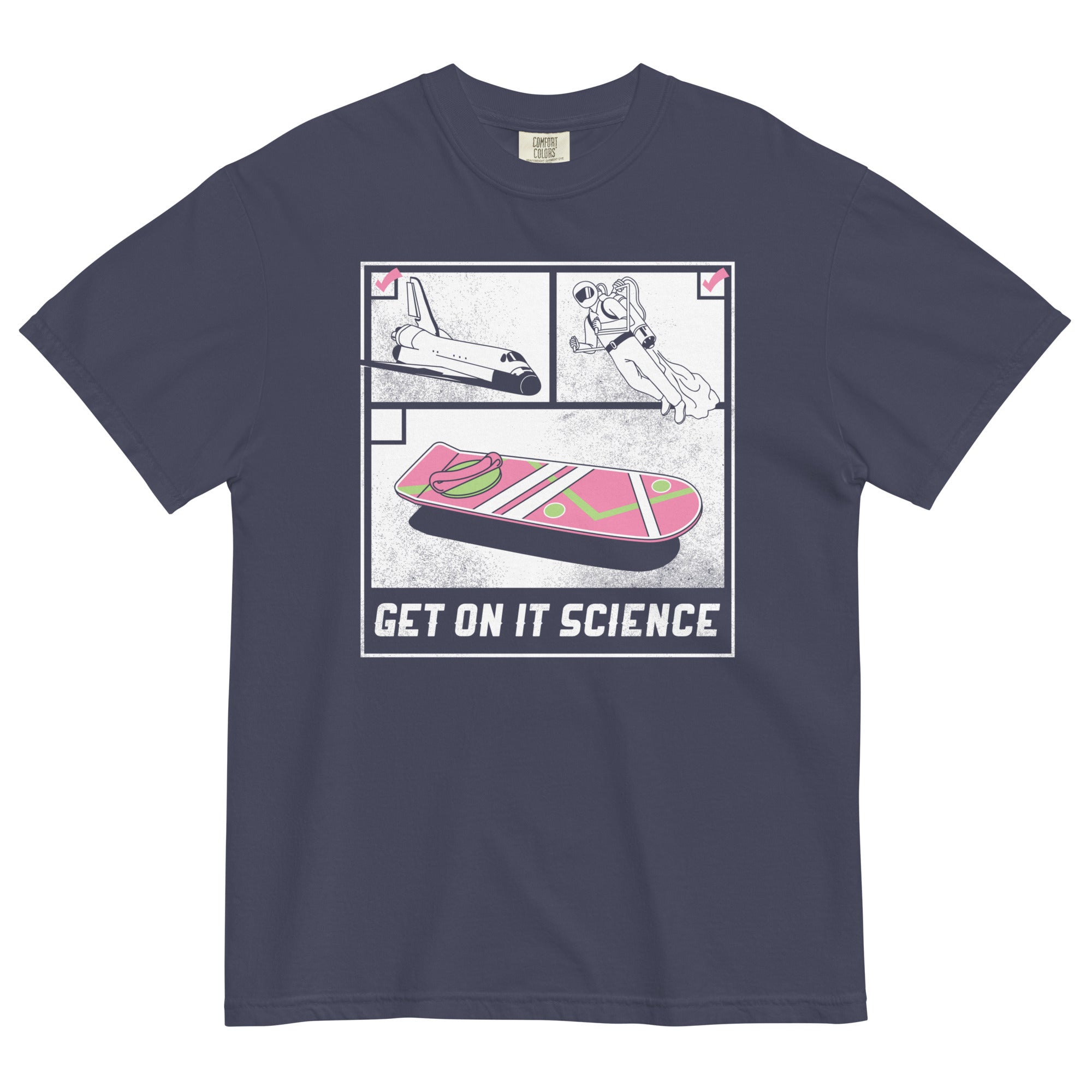 Get On It Science Men's Relaxed Fit Tee Hoodie, Sweatshirt | CoreVibeTees.com (Image 2)