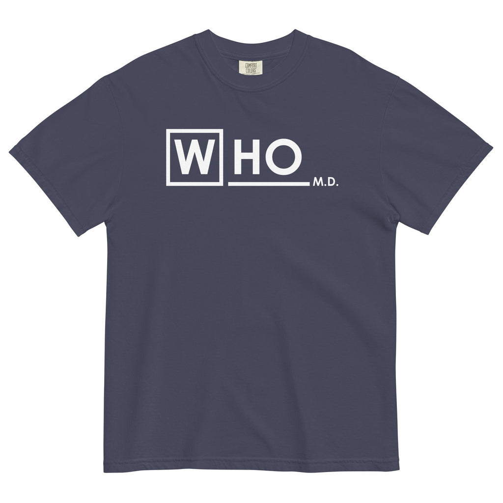 Who MD Men's Relaxed Fit Tee Hoodie, Sweatshirt | CoreVibeTees.com (Image 1)