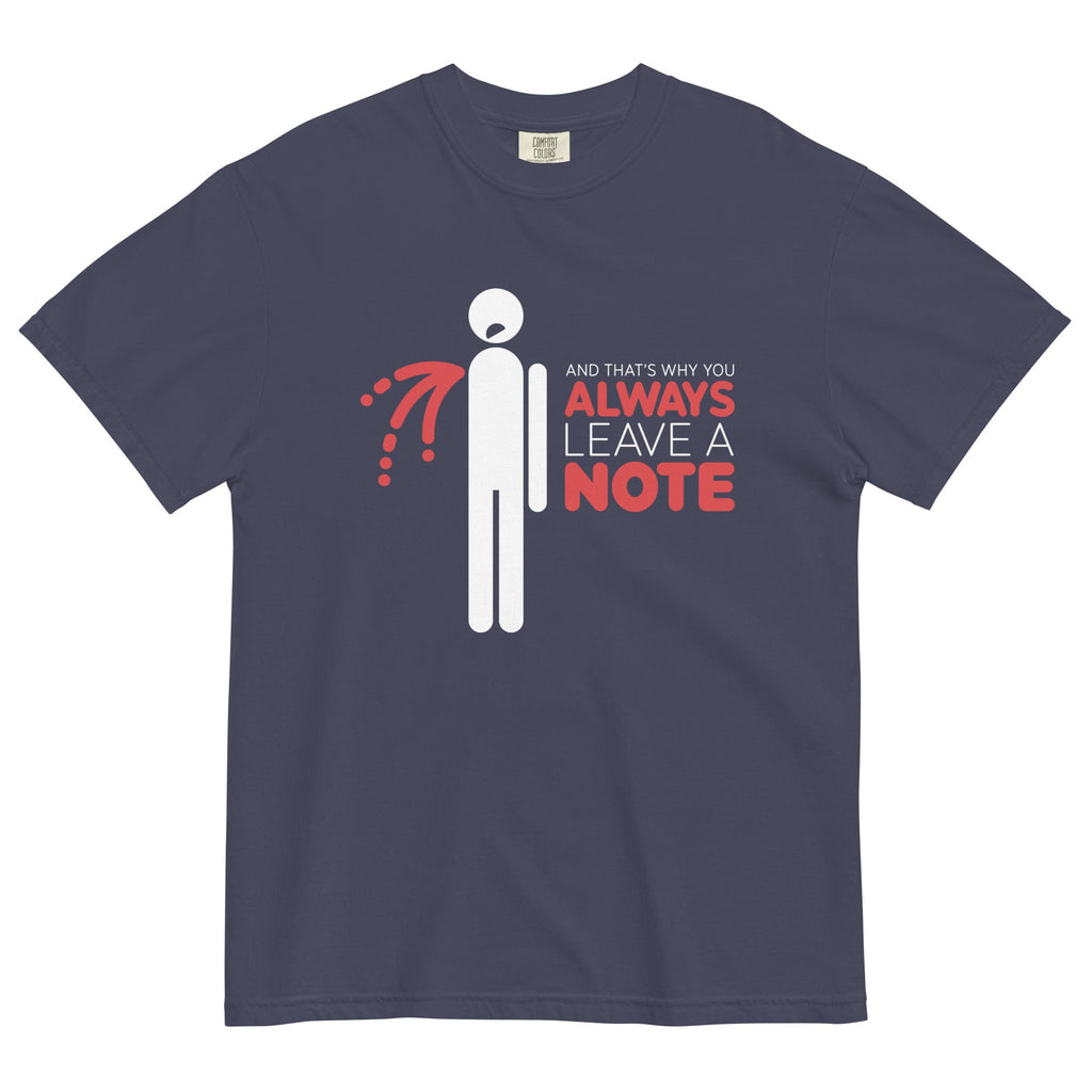 Always Leave A Note Men's Relaxed Fit Tee Hoodie, Sweatshirt | CoreVibeTees.com (Image 2)