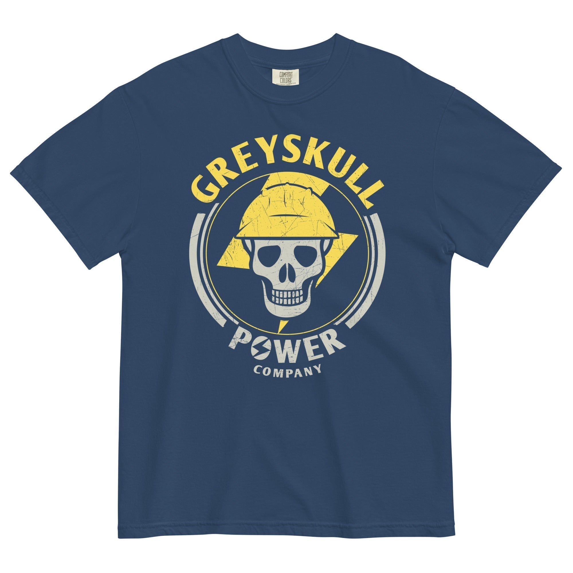 Greyskull Power Company Men's Relaxed Fit Tee Hoodie, Sweatshirt | CoreVibeTees.com (Image 2)