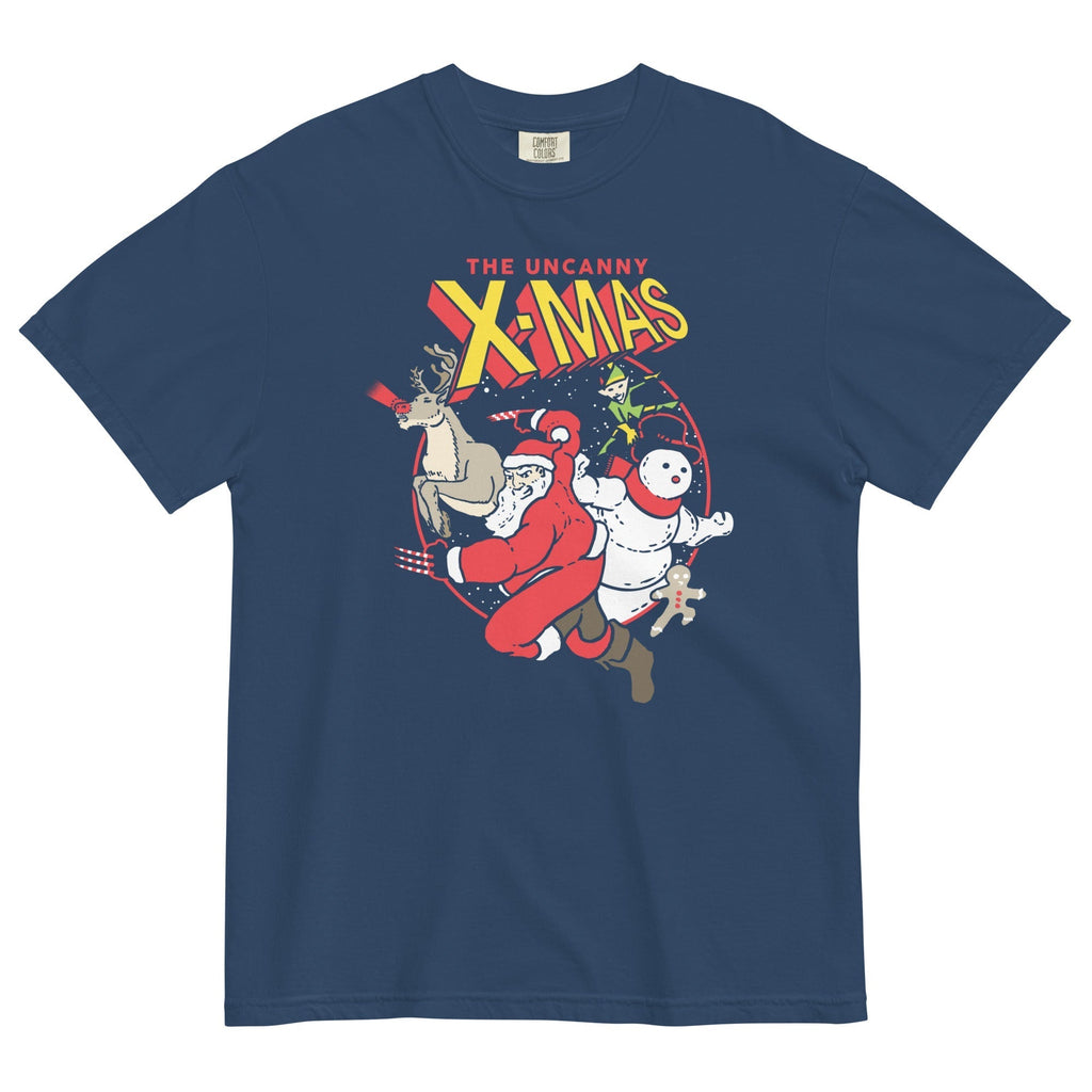 The Uncanny X-Mas Men's Relaxed Fit Tee Hoodie, Sweatshirt | CoreVibeTees.com (Image 4)