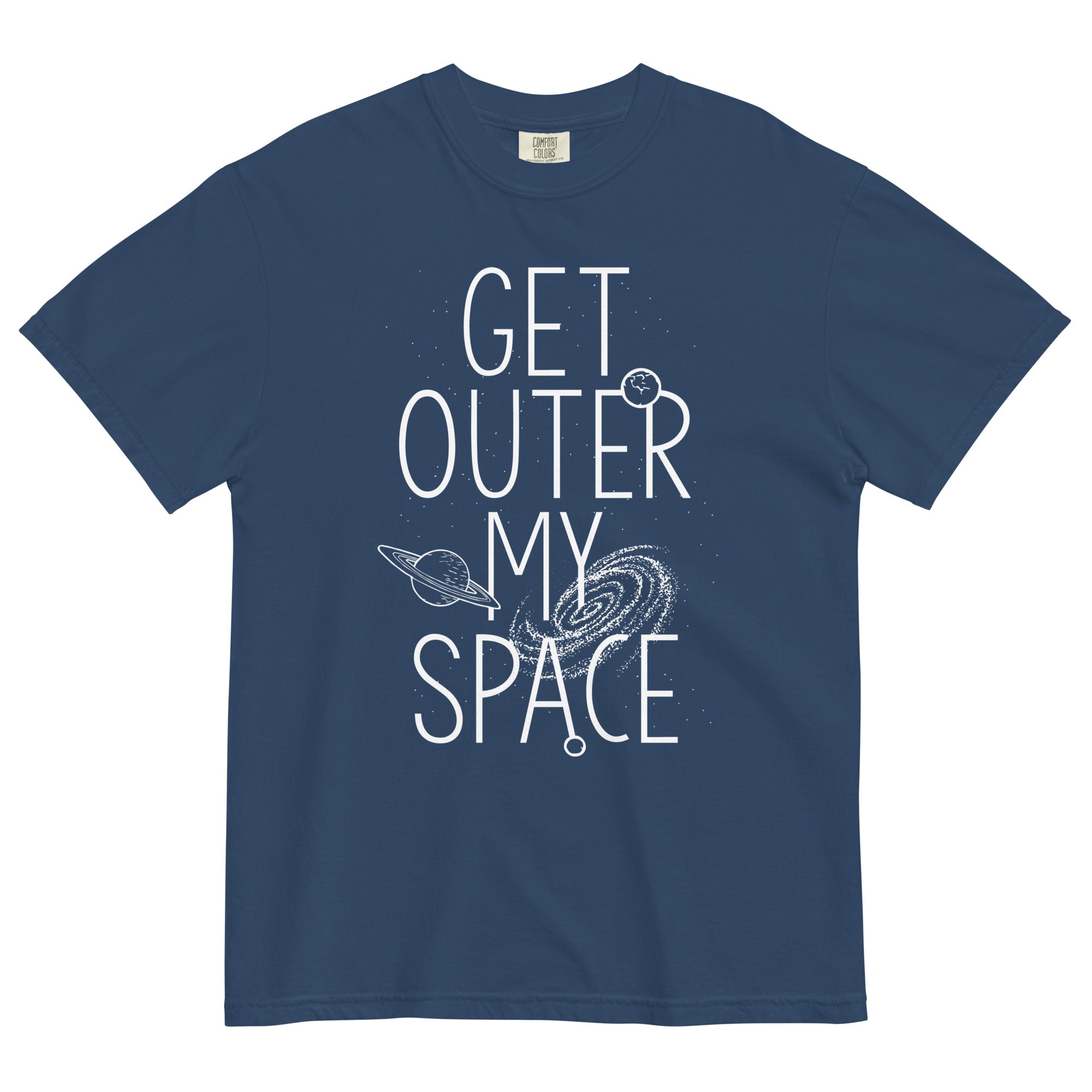 Get Outer My Space Men's Relaxed Fit Tee Hoodie, Sweatshirt | CoreVibeTees.com (Image 1)