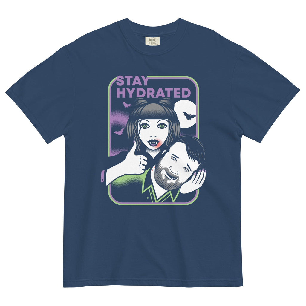 Stay Hydrated Men's Relaxed Fit Tee Hoodie, Sweatshirt | CoreVibeTees.com (Image 2)
