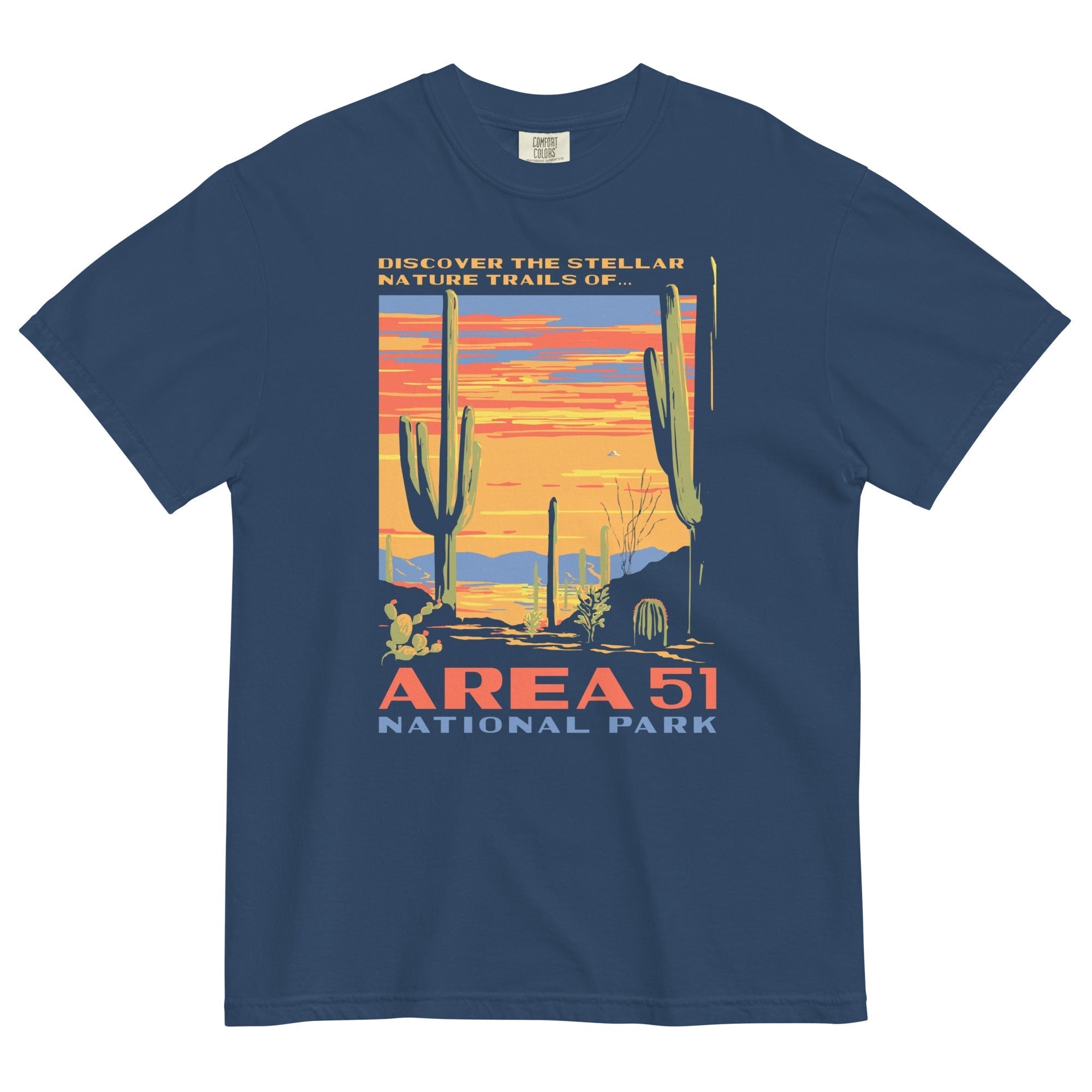 Area 51 National Park Men's Relaxed Fit Tee Hoodie, Sweatshirt | CoreVibeTees.com (Image 2)