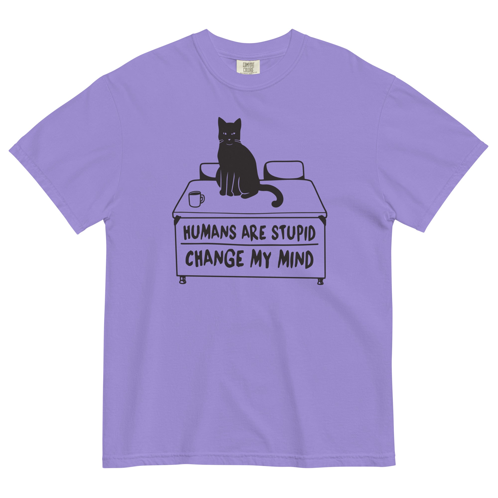 Humans Are Stupid Men's Relaxed Fit Tee Hoodie, Sweatshirt | CoreVibeTees.com (Image 3)