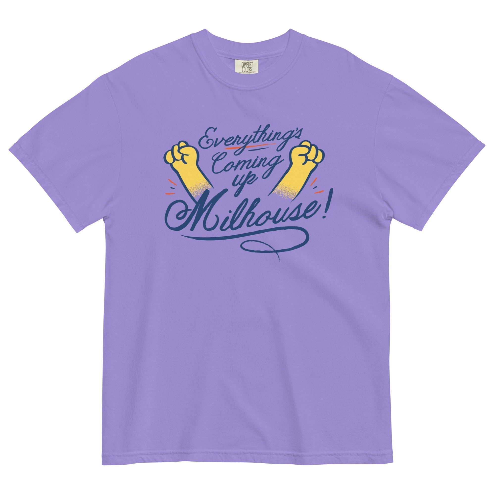 Everything's Coming Up Milhouse! Men's Relaxed Fit Tee Hoodie, Sweatshirt | CoreVibeTees.com (Image 3)