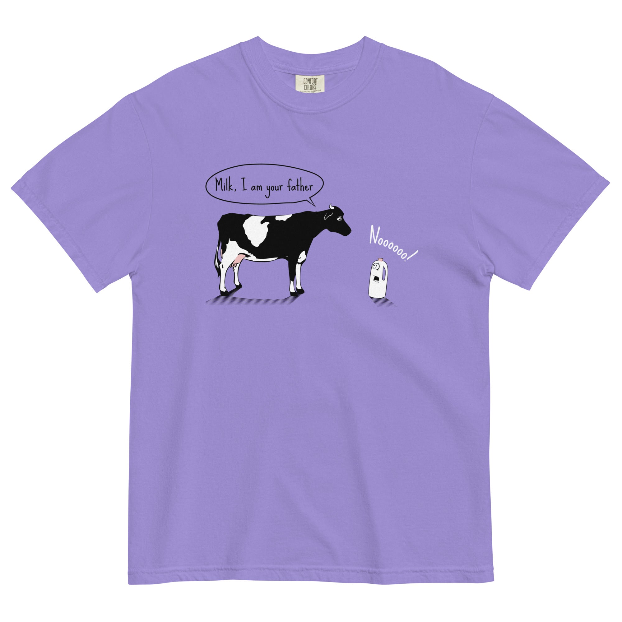 Milk, I am your father Men's Relaxed Fit Tee Hoodie, Sweatshirt | CoreVibeTees.com (Image 4)