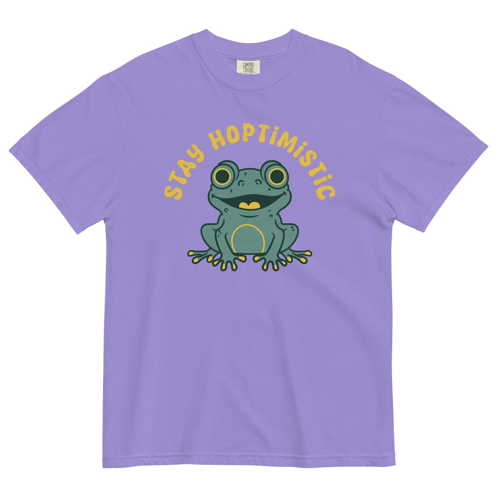 Stay Hoptimistic Men's Relaxed Fit Tee Hoodie, Sweatshirt | CoreVibeTees.com (Image 5)