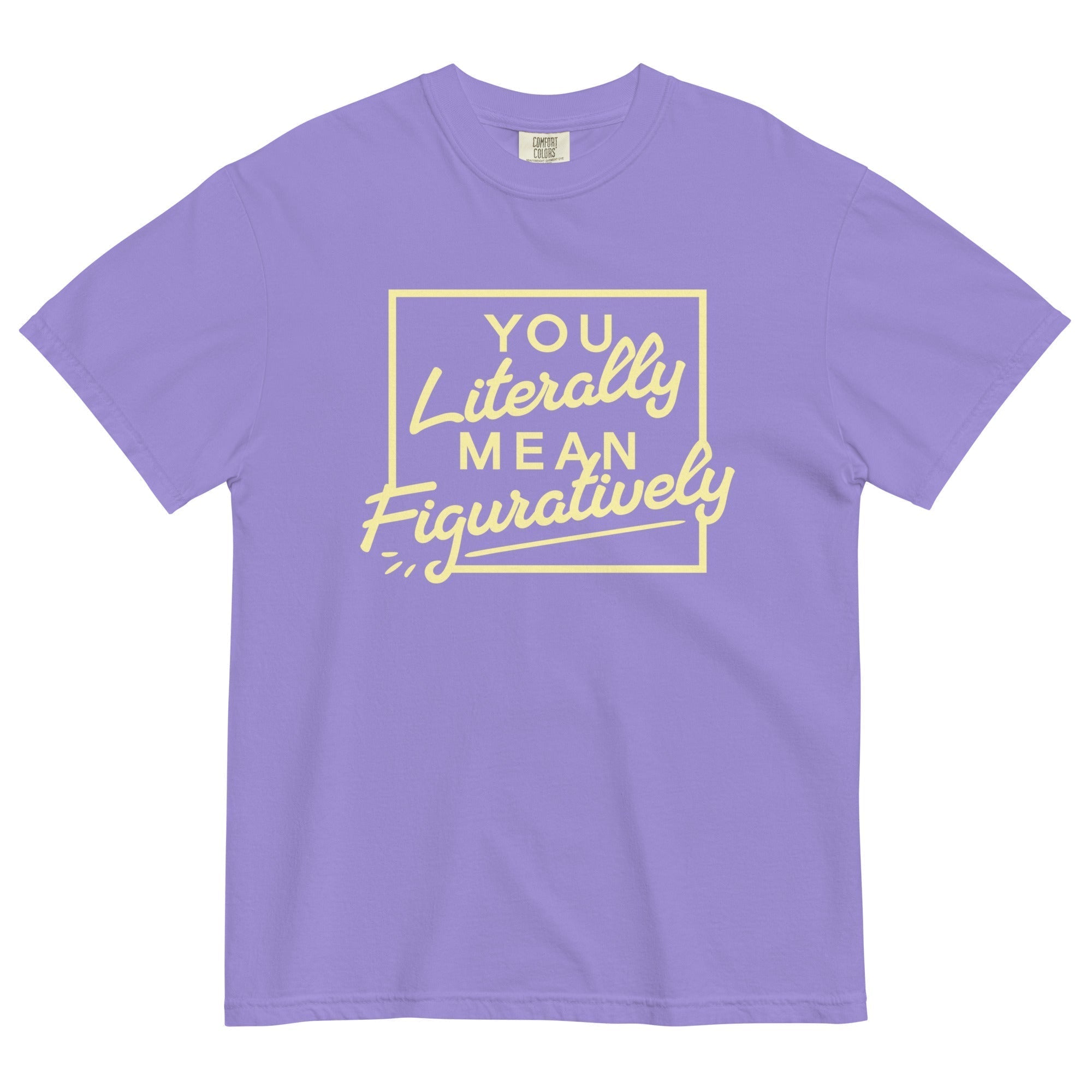 You Literally Mean Figuratively Men's Relaxed Fit Tee Hoodie, Sweatshirt | CoreVibeTees.com (Image 5)