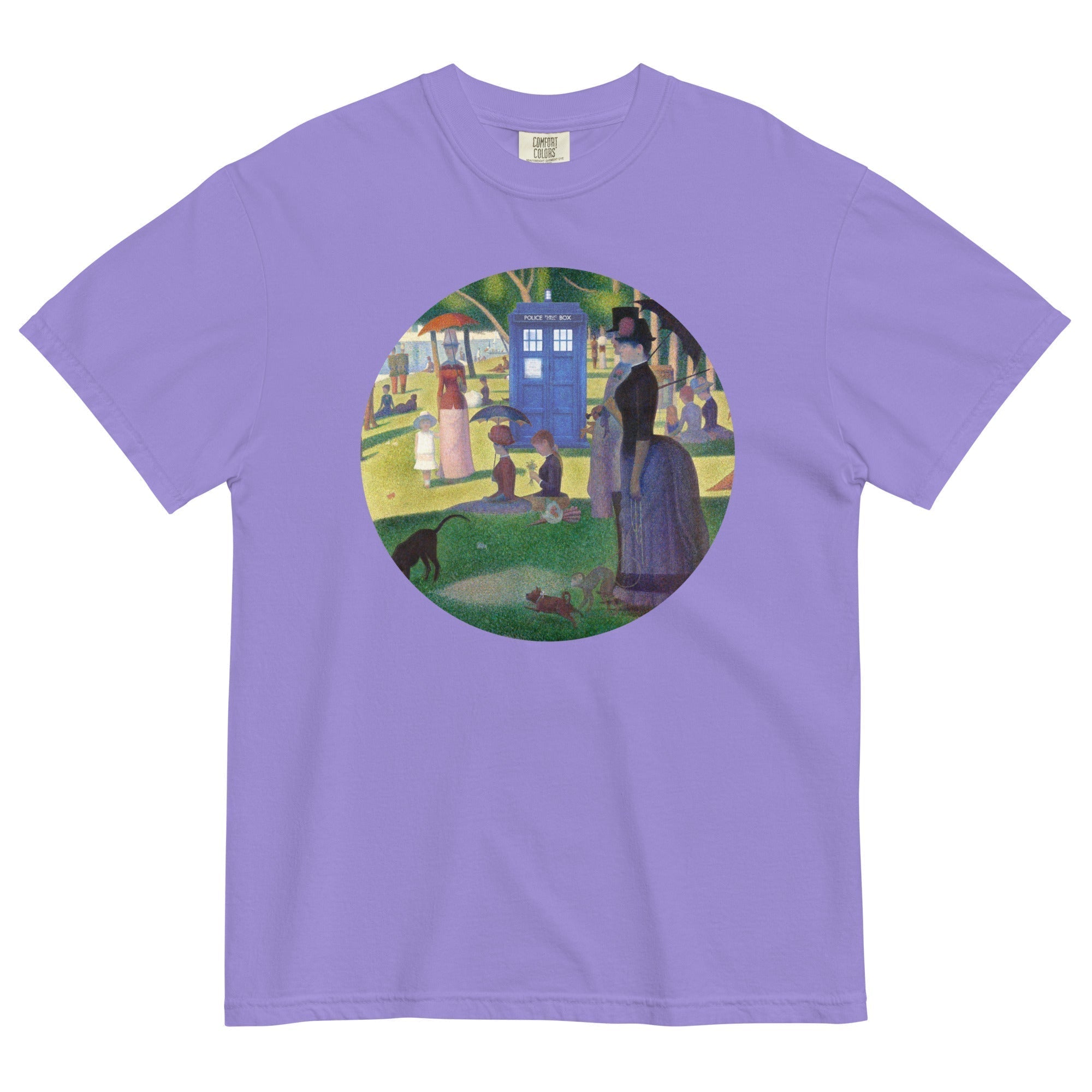 Tardis On La Grande Men's Relaxed Fit Tee Hoodie, Sweatshirt | CoreVibeTees.com (Image 5)