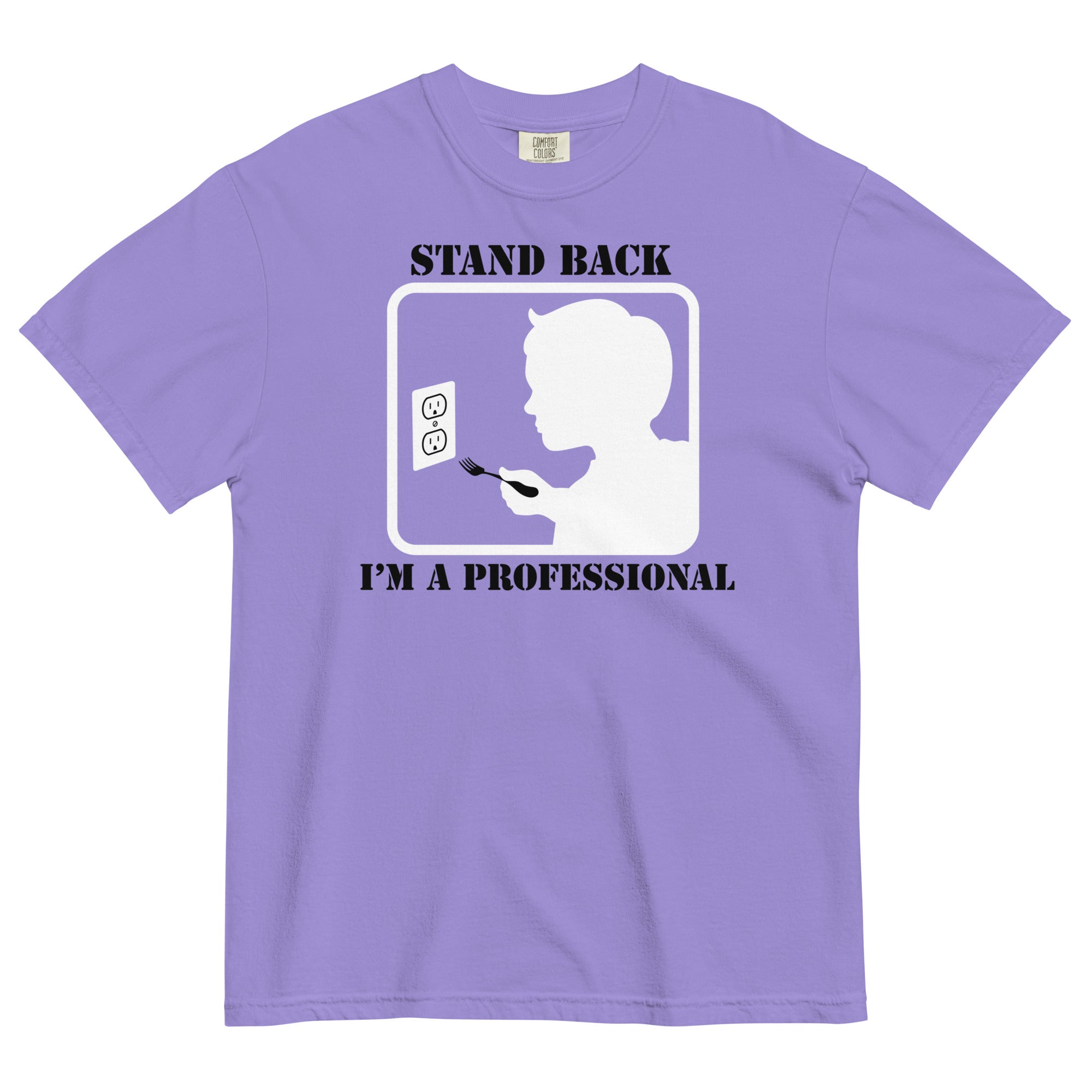 Stand Back, I'm A Professional Men's Relaxed Fit Tee Hoodie, Sweatshirt | CoreVibeTees.com (Image 3)