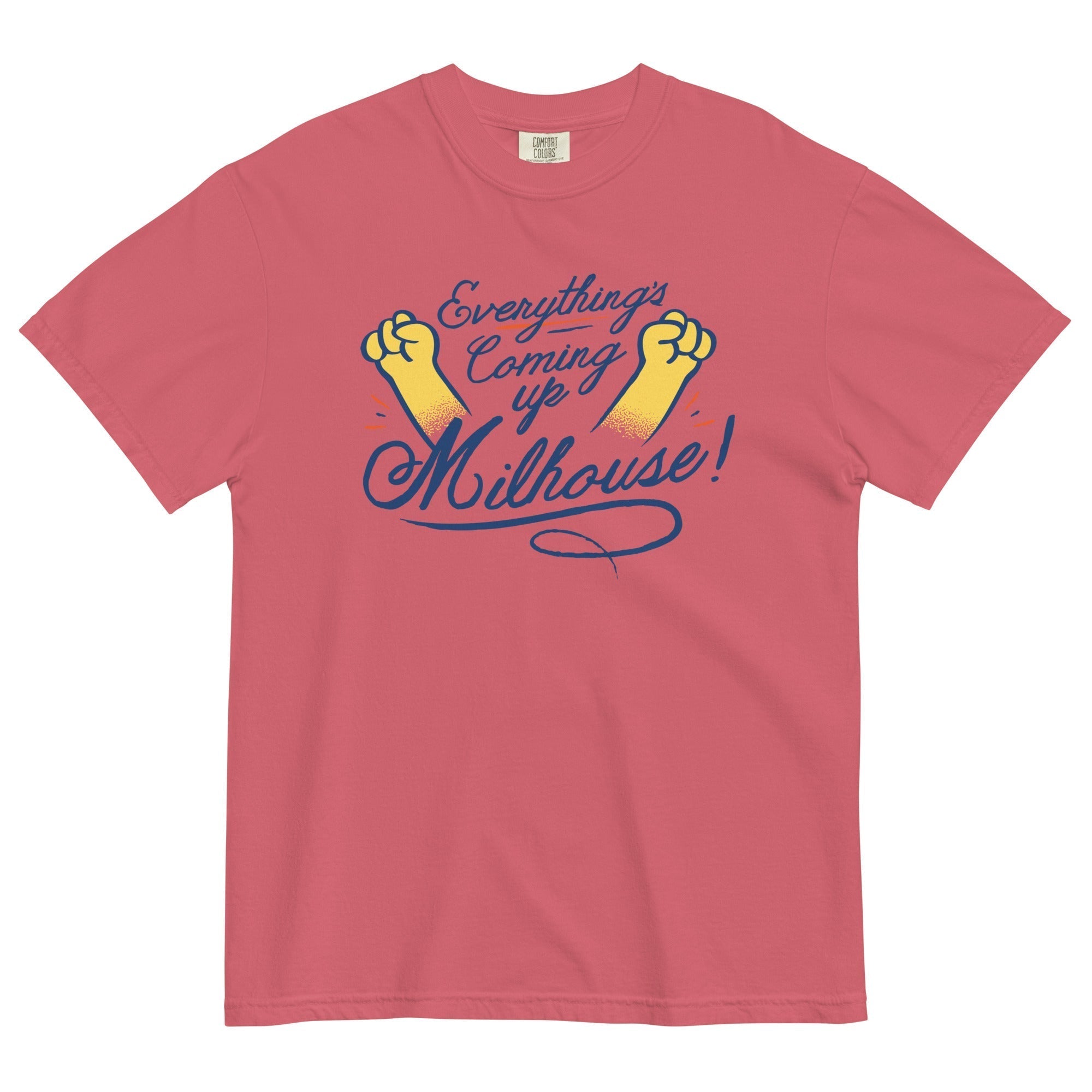 Everything's Coming Up Milhouse! Men's Relaxed Fit Tee Hoodie, Sweatshirt | CoreVibeTees.com (Image 2)