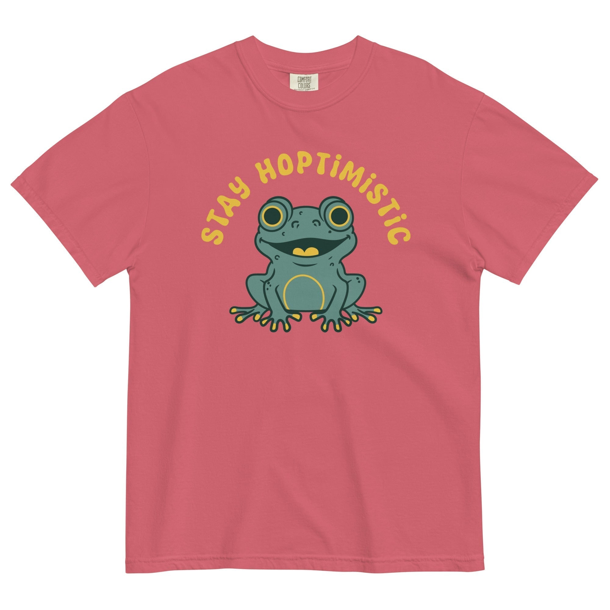 Stay Hoptimistic Men's Relaxed Fit Tee Hoodie, Sweatshirt | CoreVibeTees.com (Image 3)
