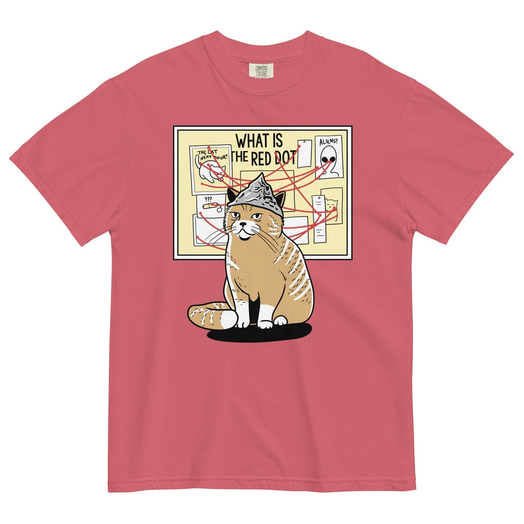 What Is The Red Dot? Men's Relaxed Fit Tee Hoodie, Sweatshirt | CoreVibeTees.com (Image 3)