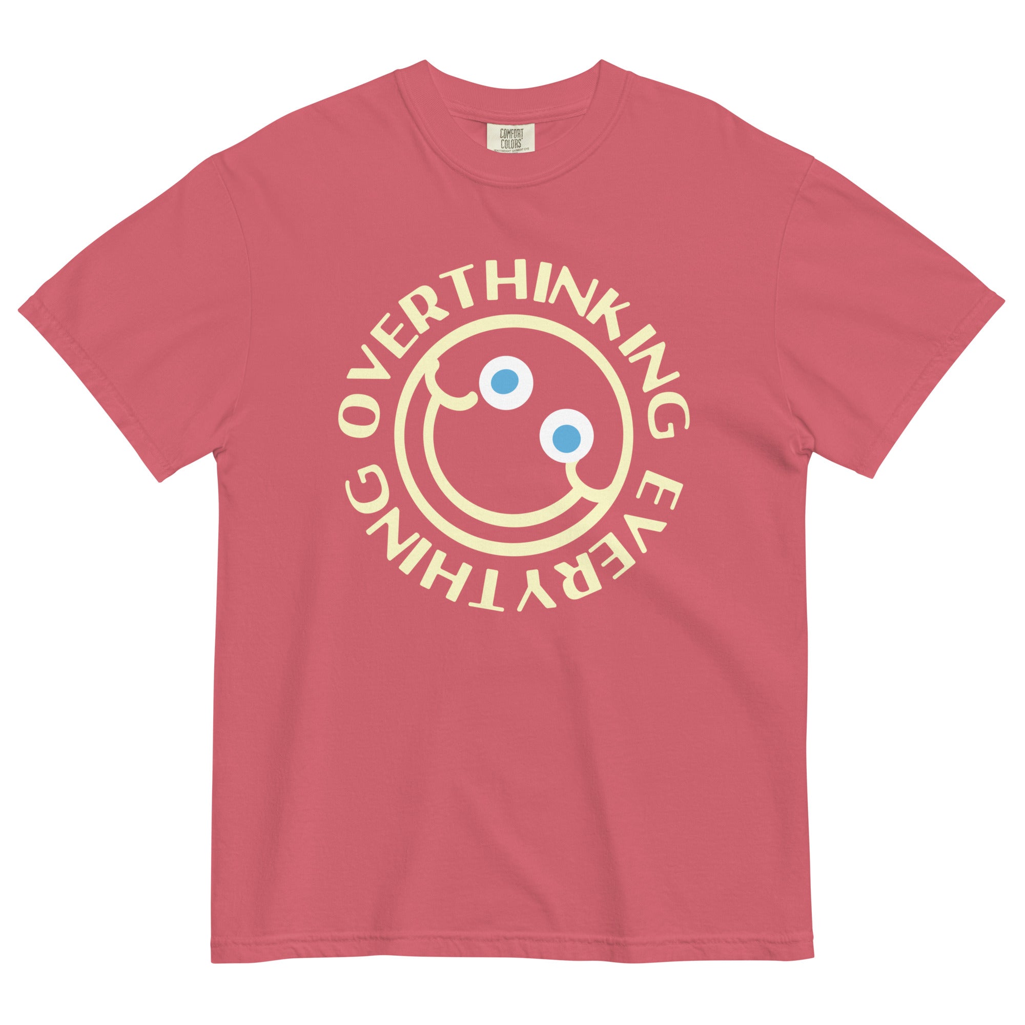 Overthinking Everything Men's Relaxed Fit Tee Hoodie, Sweatshirt | CoreVibeTees.com (Image 4)