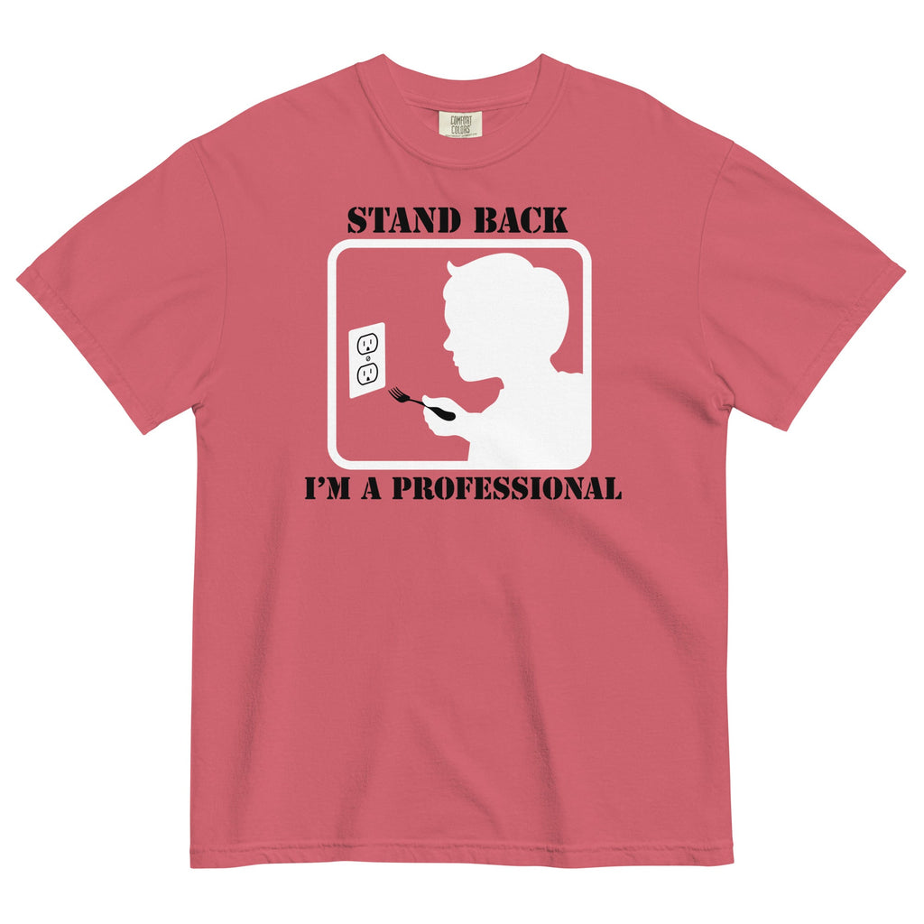 Stand Back, I'm A Professional Men's Relaxed Fit Tee Hoodie, Sweatshirt | CoreVibeTees.com (Image 4)