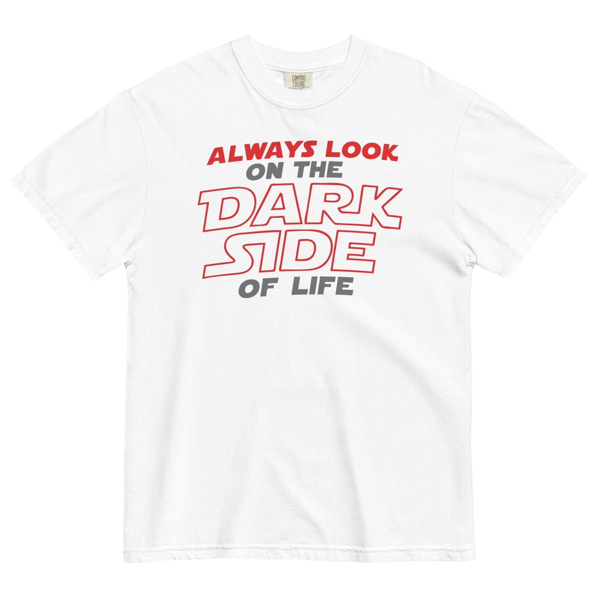 Always Look On The Dark Side Of Life Men's Relaxed Fit Tee Hoodie, Sweatshirt | CoreVibeTees.com (Image 3)