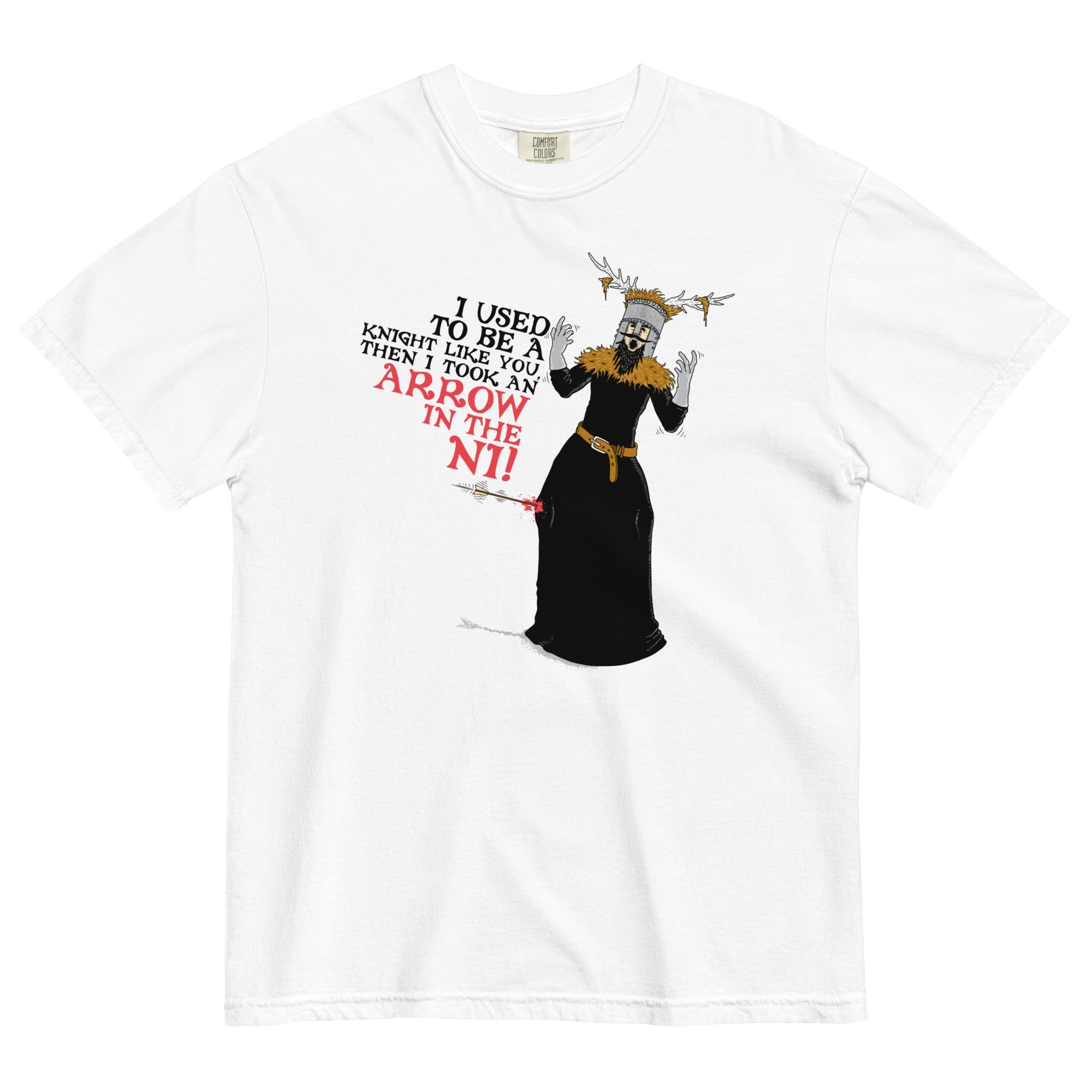 An Arrow In The Ni Men's Relaxed Fit Tee Hoodie, Sweatshirt | CoreVibeTees.com (Image 1)