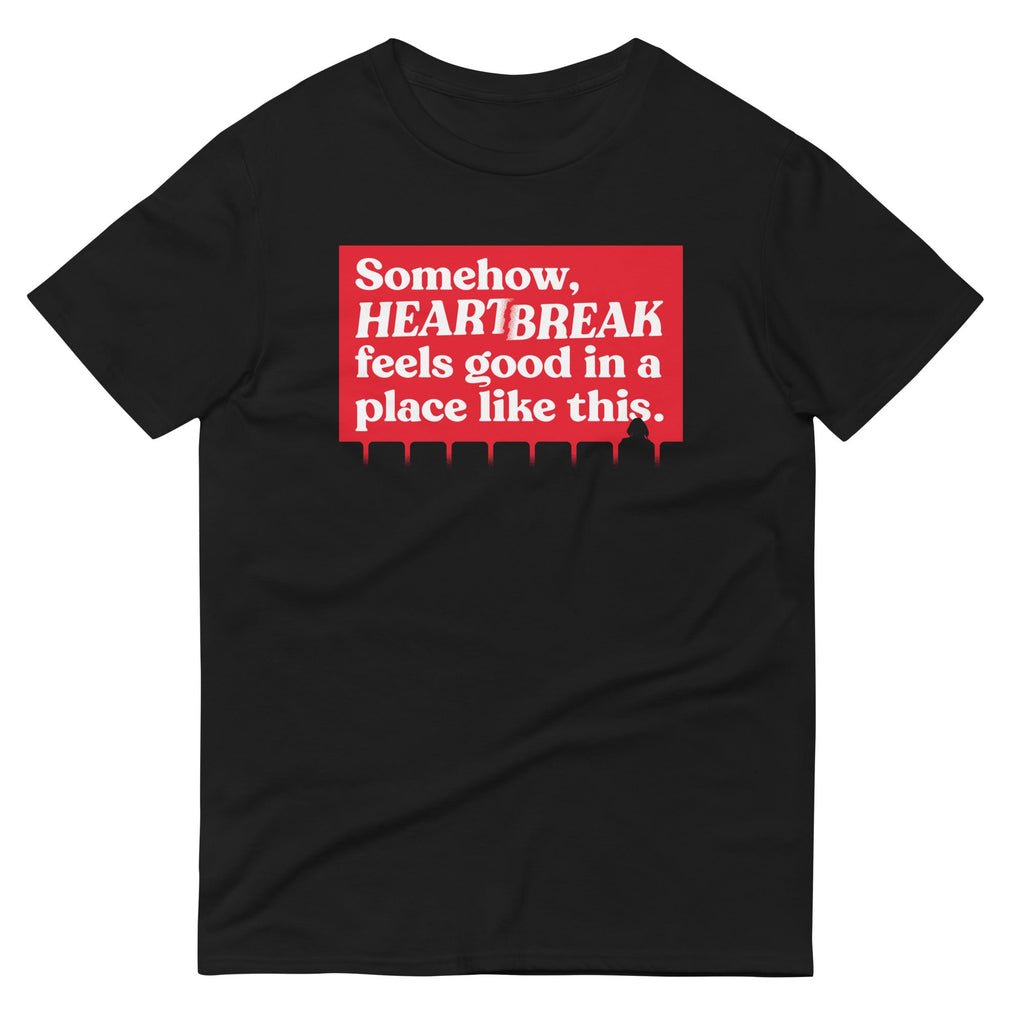 Somehow, Heartbreak Feels Good Men's Signature Tee Hoodie, Sweatshirt | CoreVibeTees.com (Image 1)