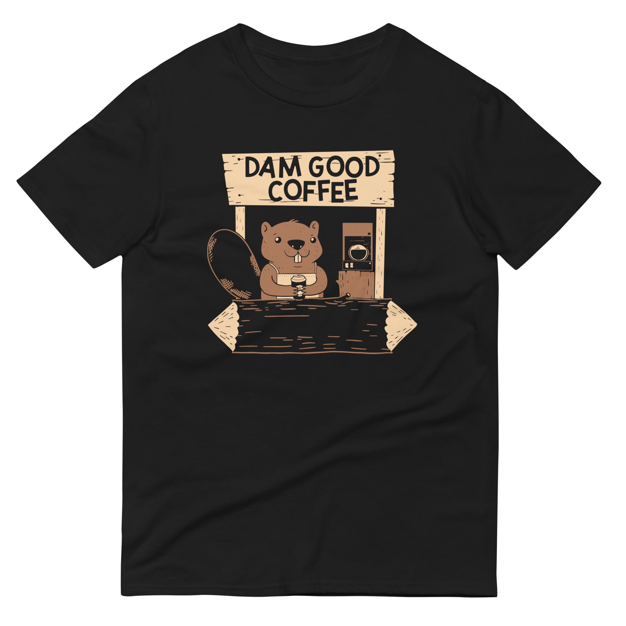 Dam Good Coffee Men's Signature Tee Hoodie, Sweatshirt | CoreVibeTees.com