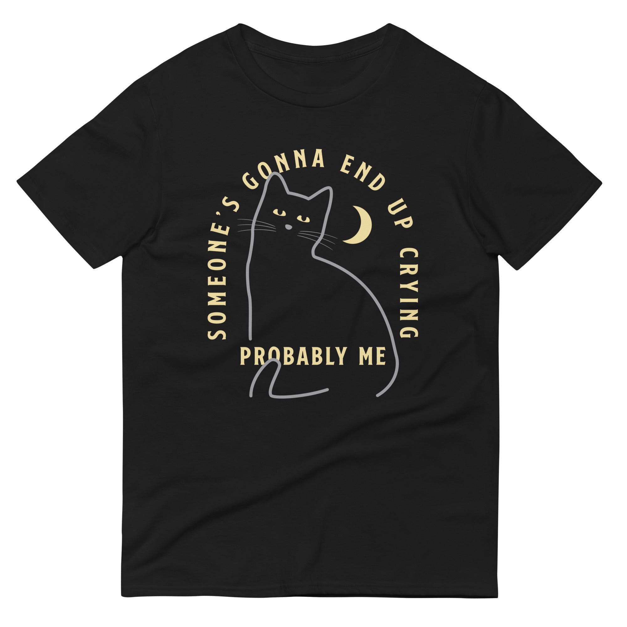 Someone's Gonna End Up Crying Men's Signature Tee Hoodie, Sweatshirt | CoreVibeTees.com (Image 1)