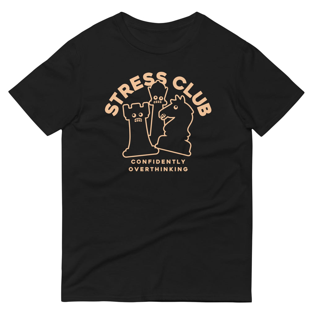 Stress Club Men's Signature Tee Hoodie, Sweatshirt | CoreVibeTees.com (Image 1)